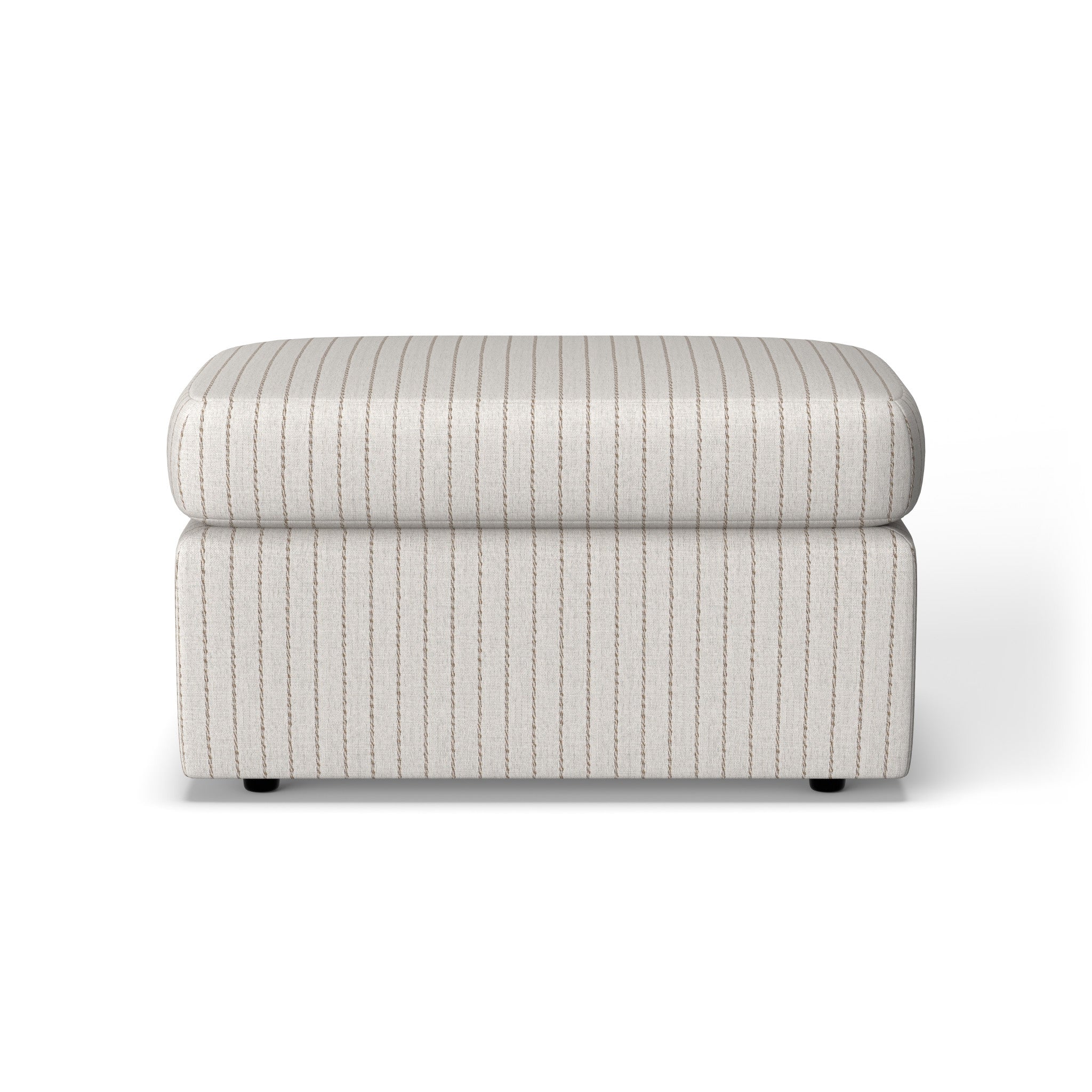 Sky Fabric Ottoman