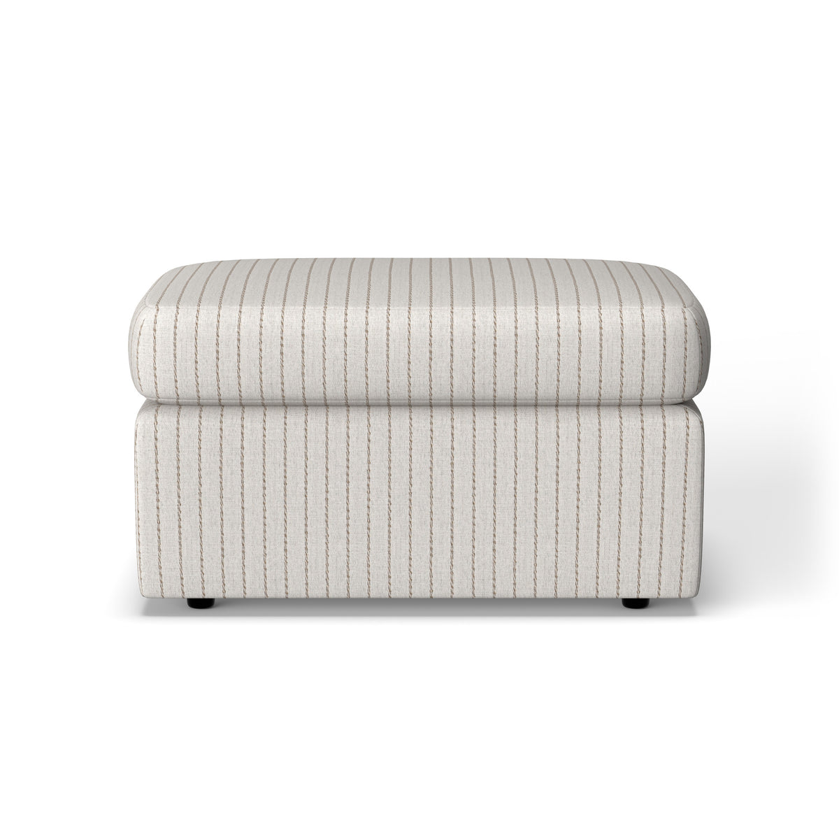 Sky Fabric Ottoman