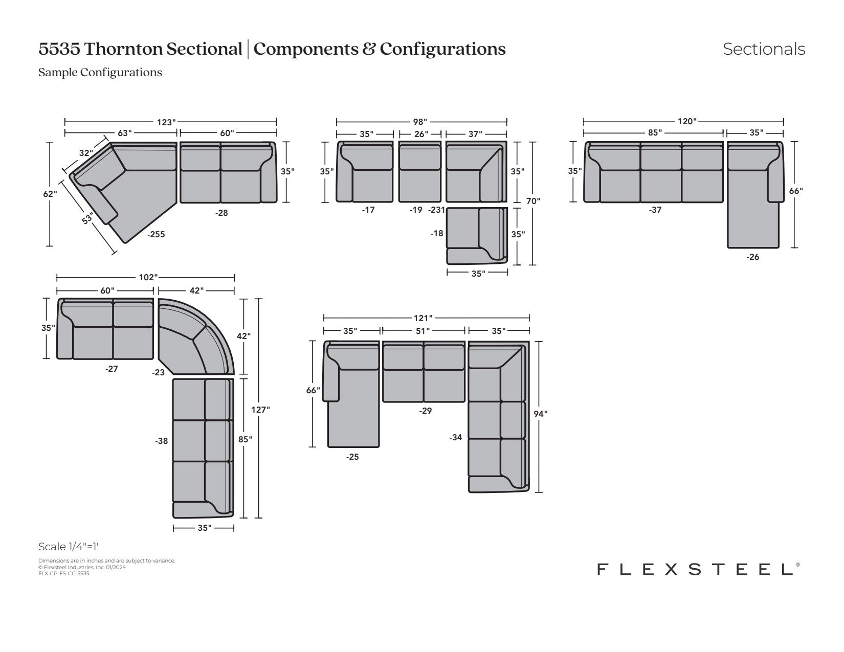 Thornton Fabric Sectional