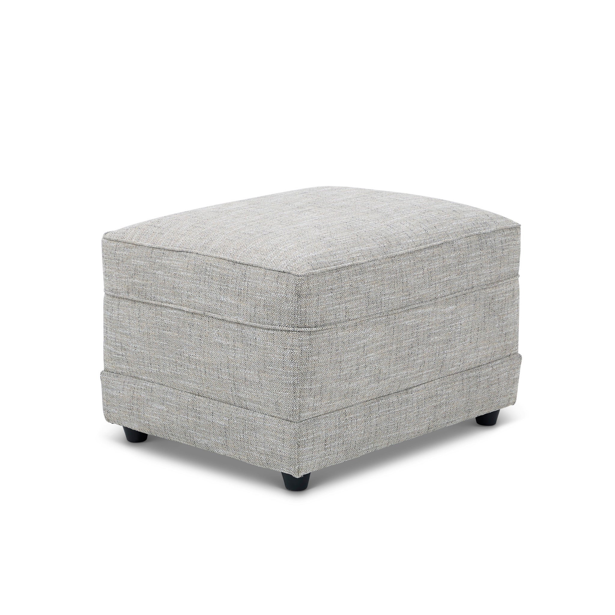Aggie Fabric Ottoman