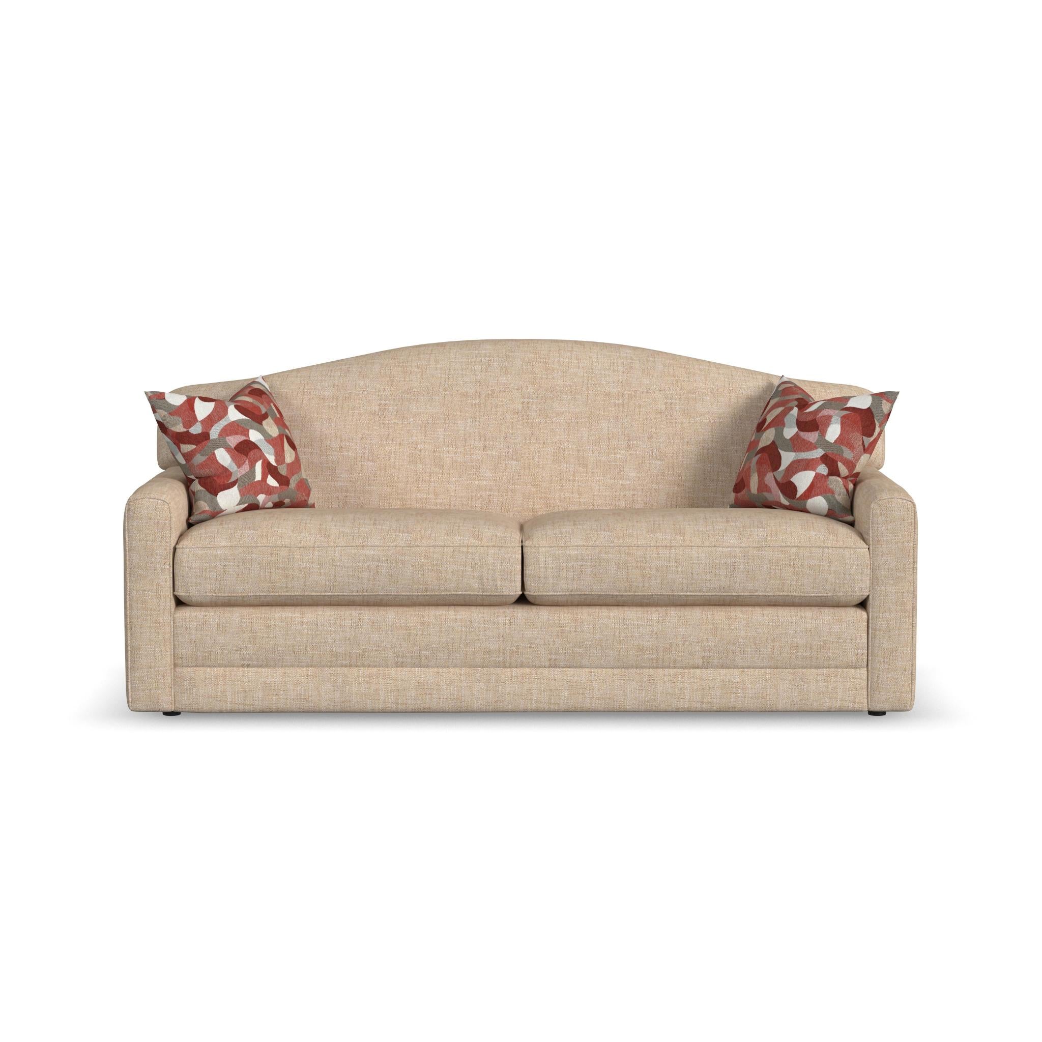 Aggie Fabric Two-Cushion Sofa