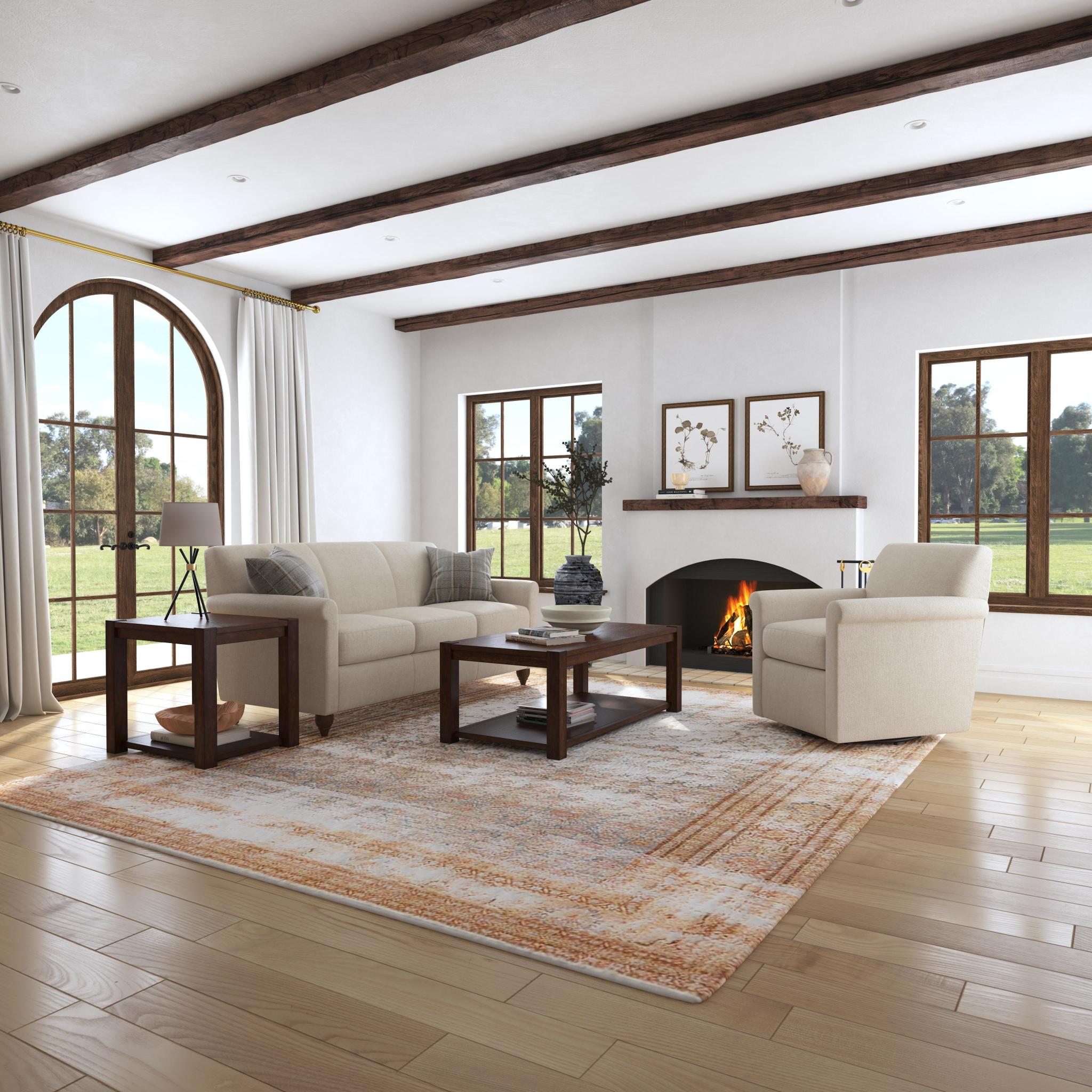 Stella Fabric Swivel Chair