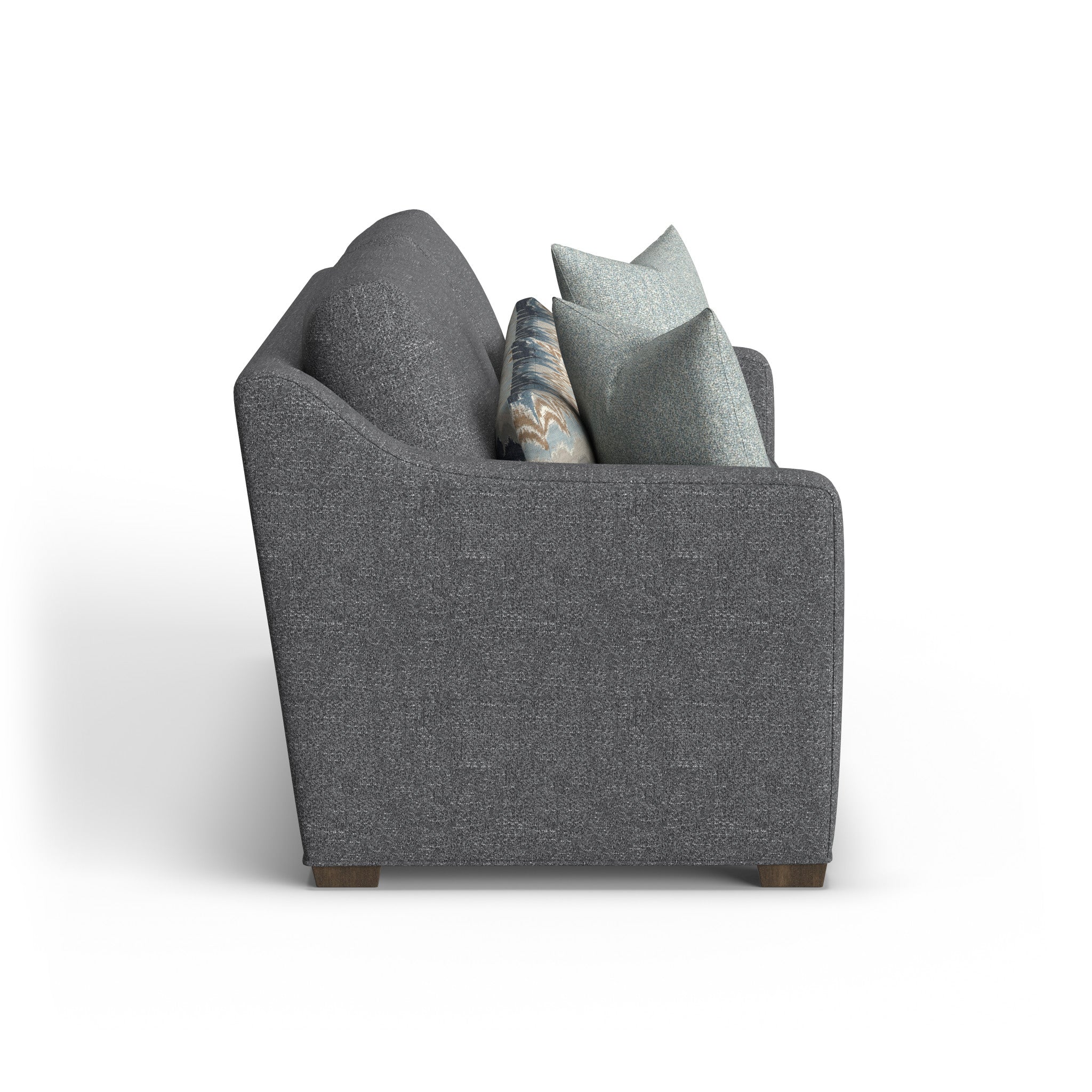 Milo Fabric Two-Cushion Sofa