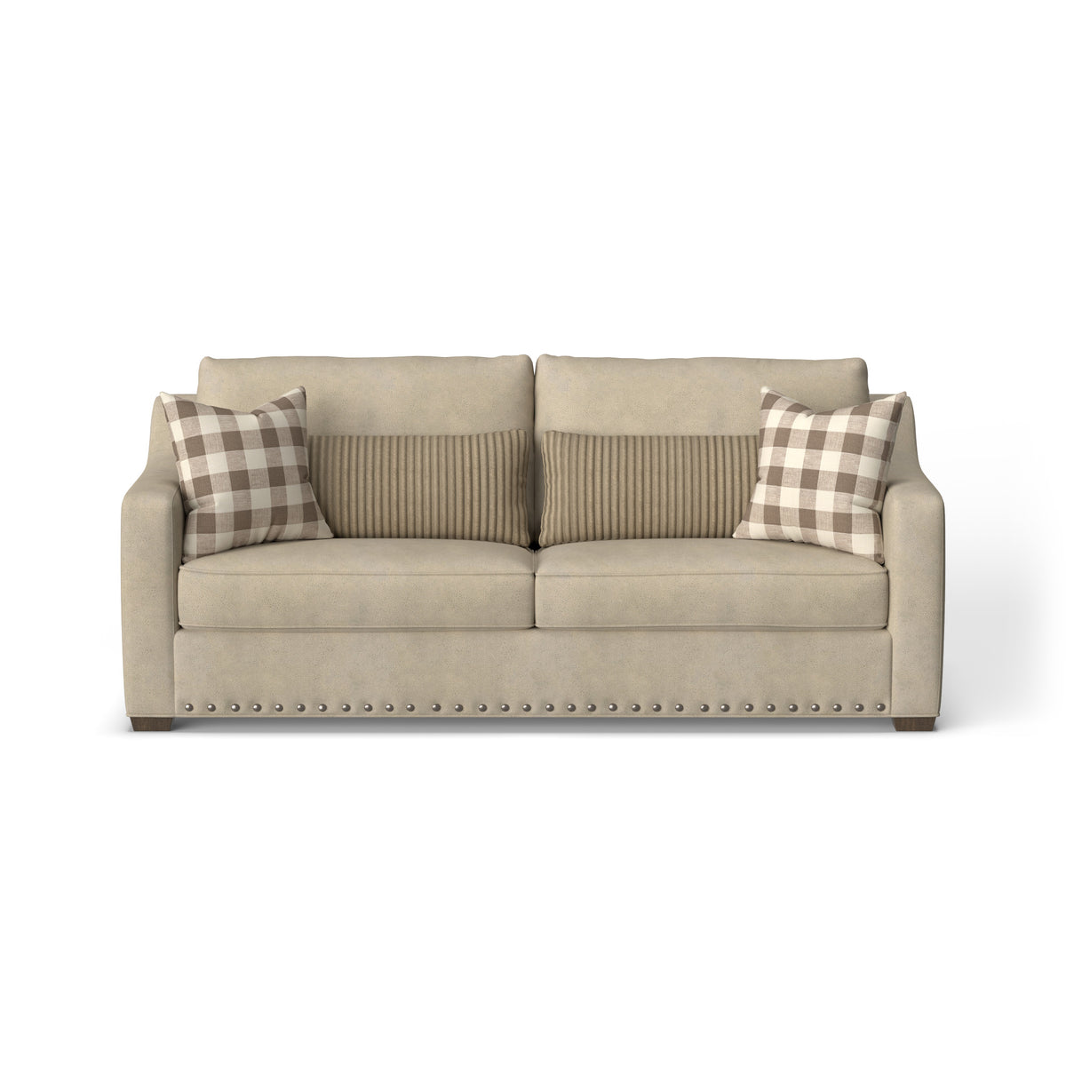 Milo Fabric Two-Cushion Sofa