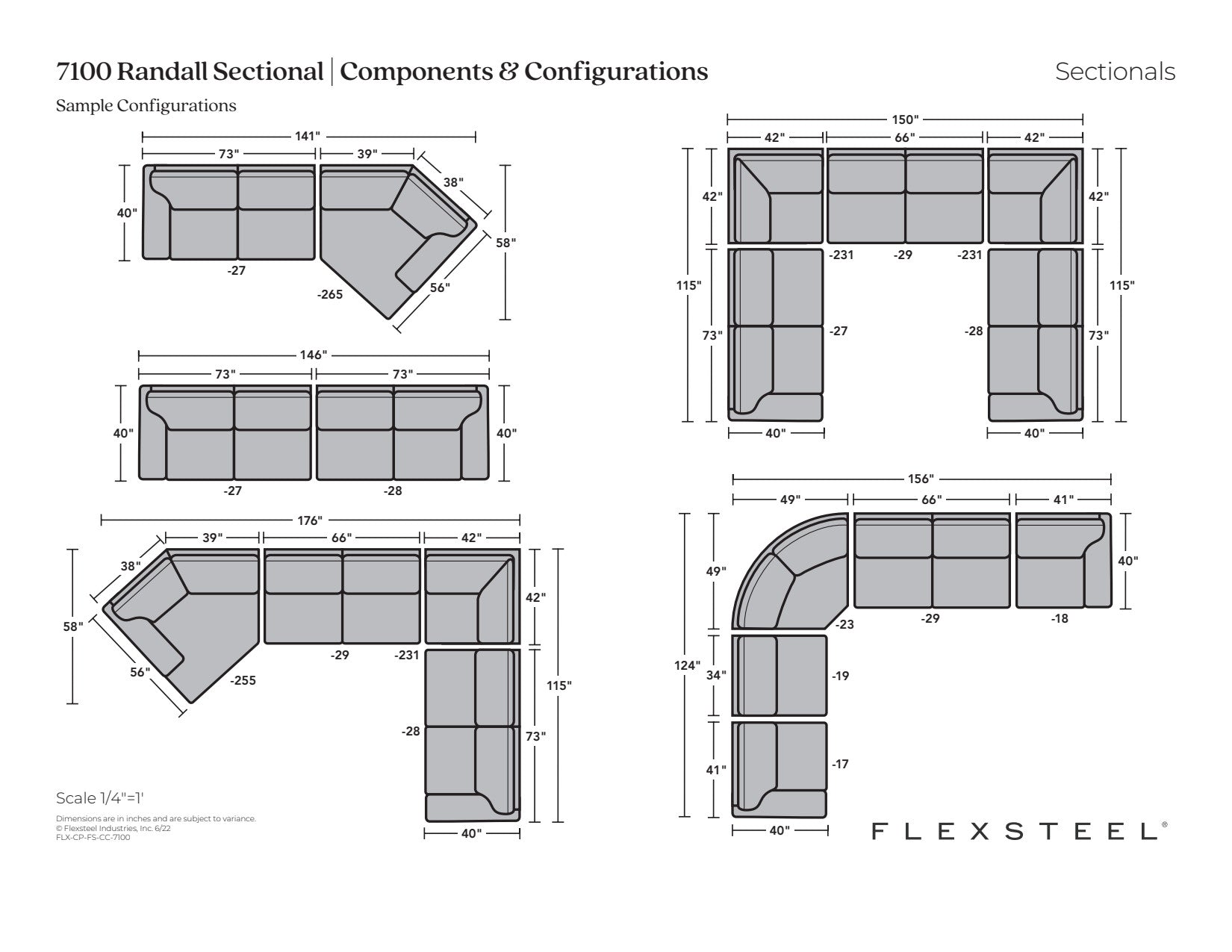 Randall Fabric Sectional