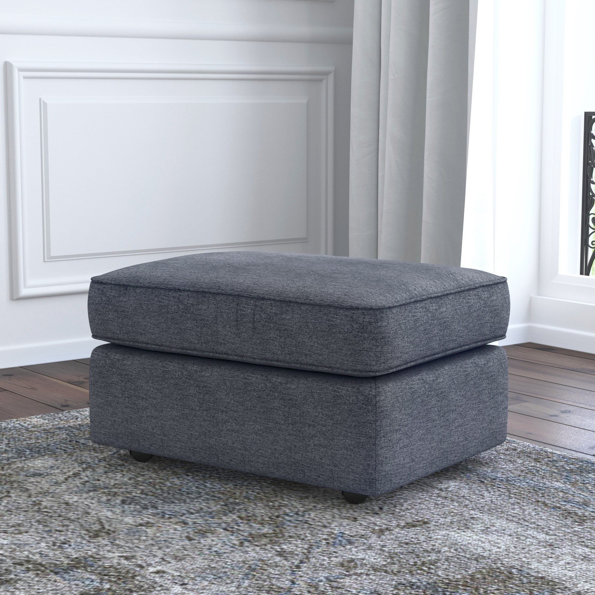 Vail Fabric Ottoman