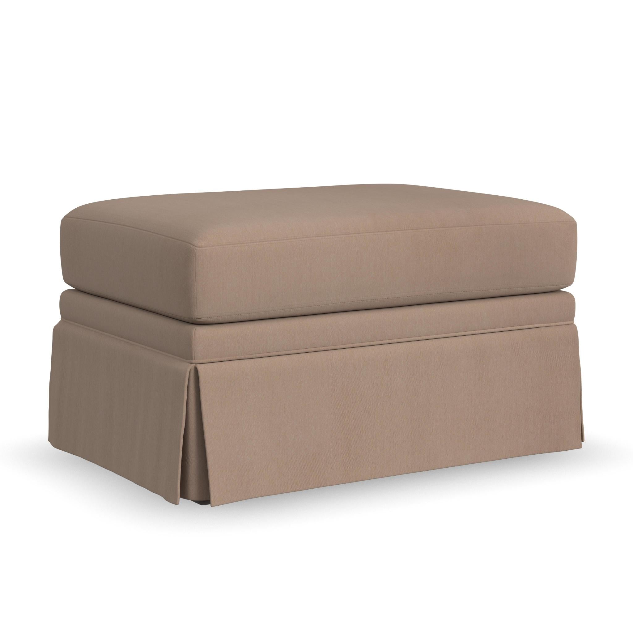 Lottie Fabric Ottoman