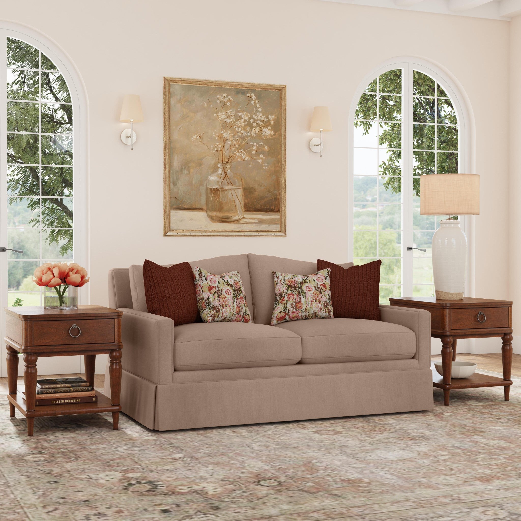 Lottie Fabric Loveseat