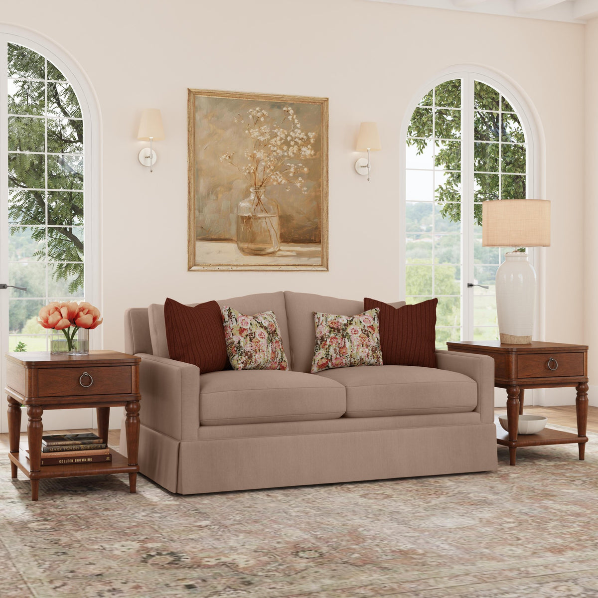 Lottie Fabric Loveseat