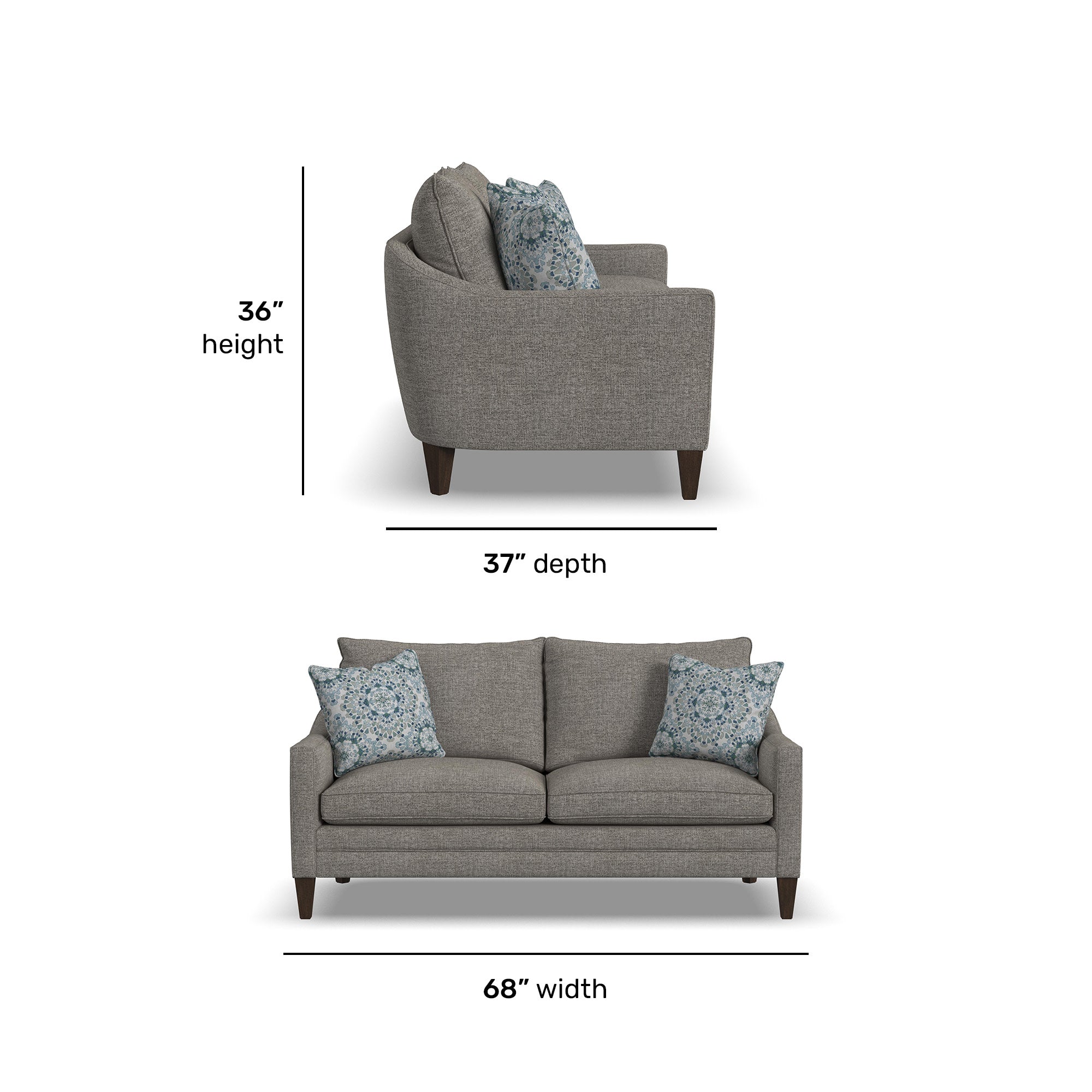 Eleanora Fabric Loveseat