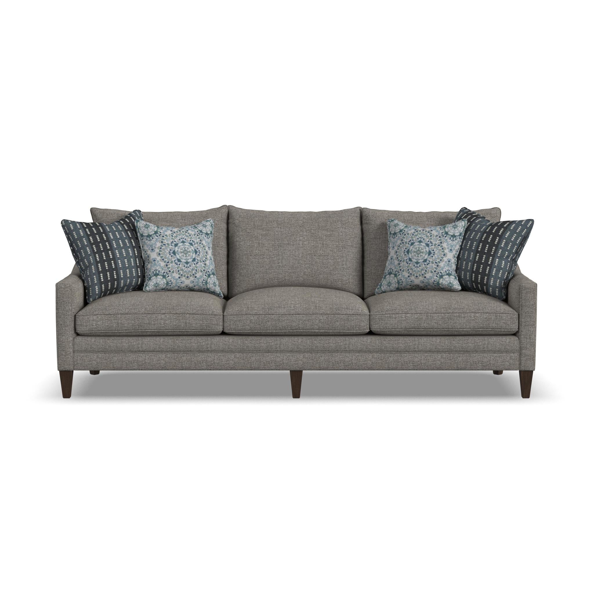 Eleanora Fabric Large Three-Cushion Sofa