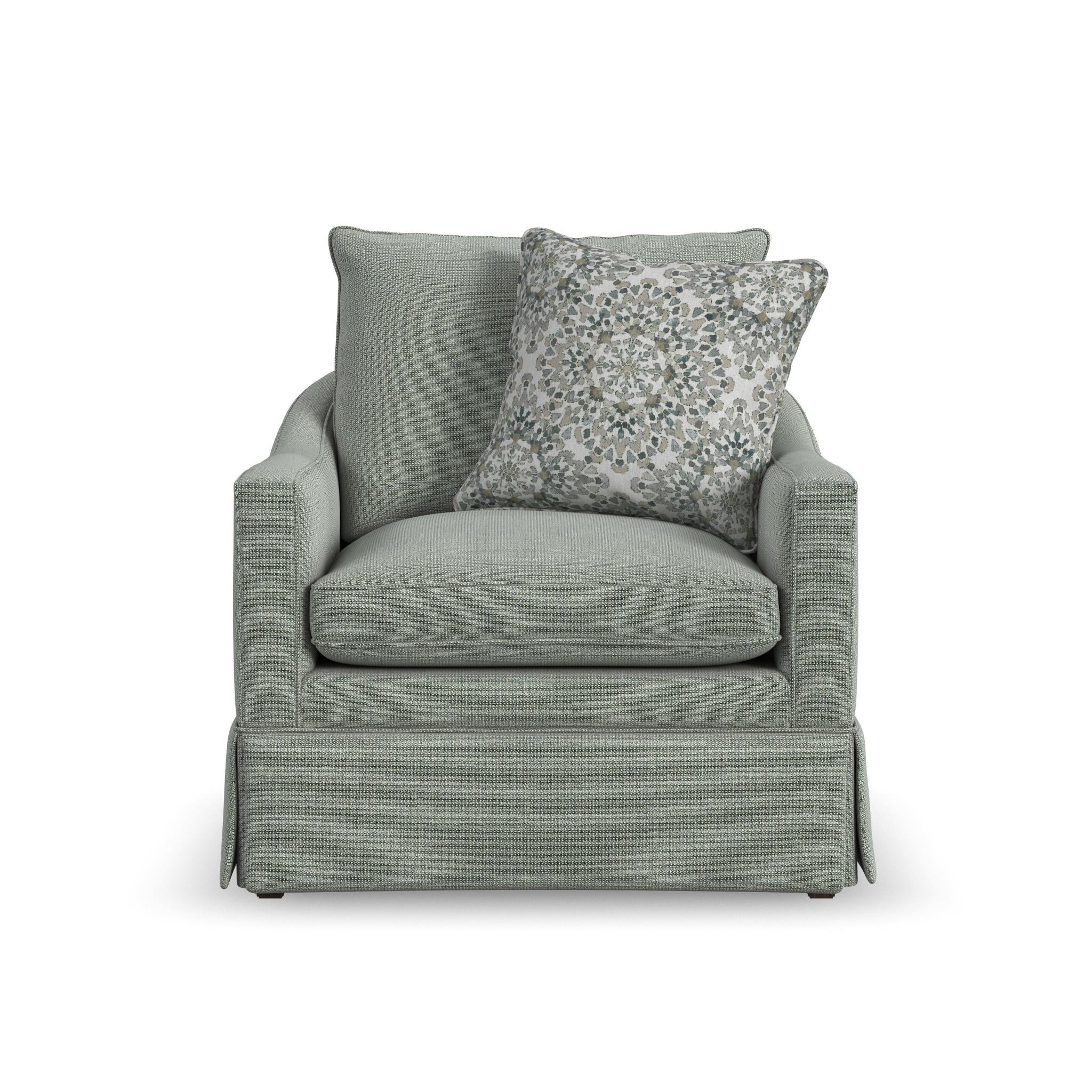 Eleanora Fabric Chair with Skirt