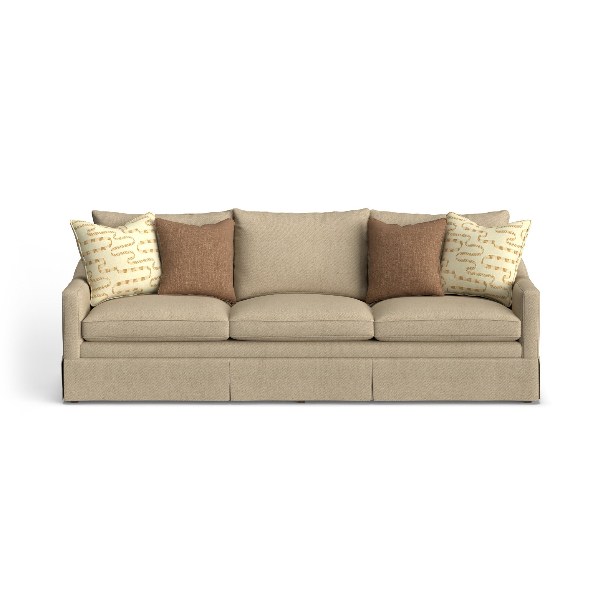 Eleanora Fabric Large Three-Cushion Sofa