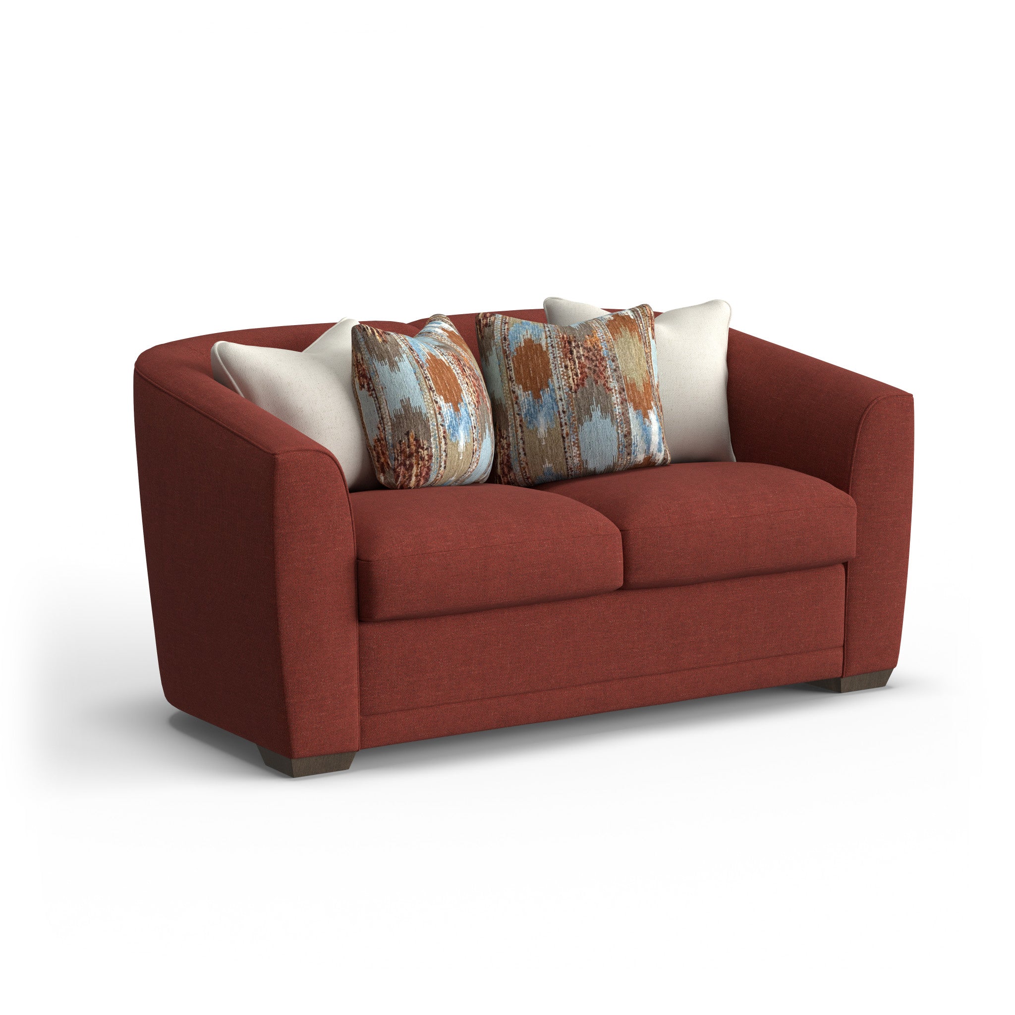 Jewel Fabric Loveseat