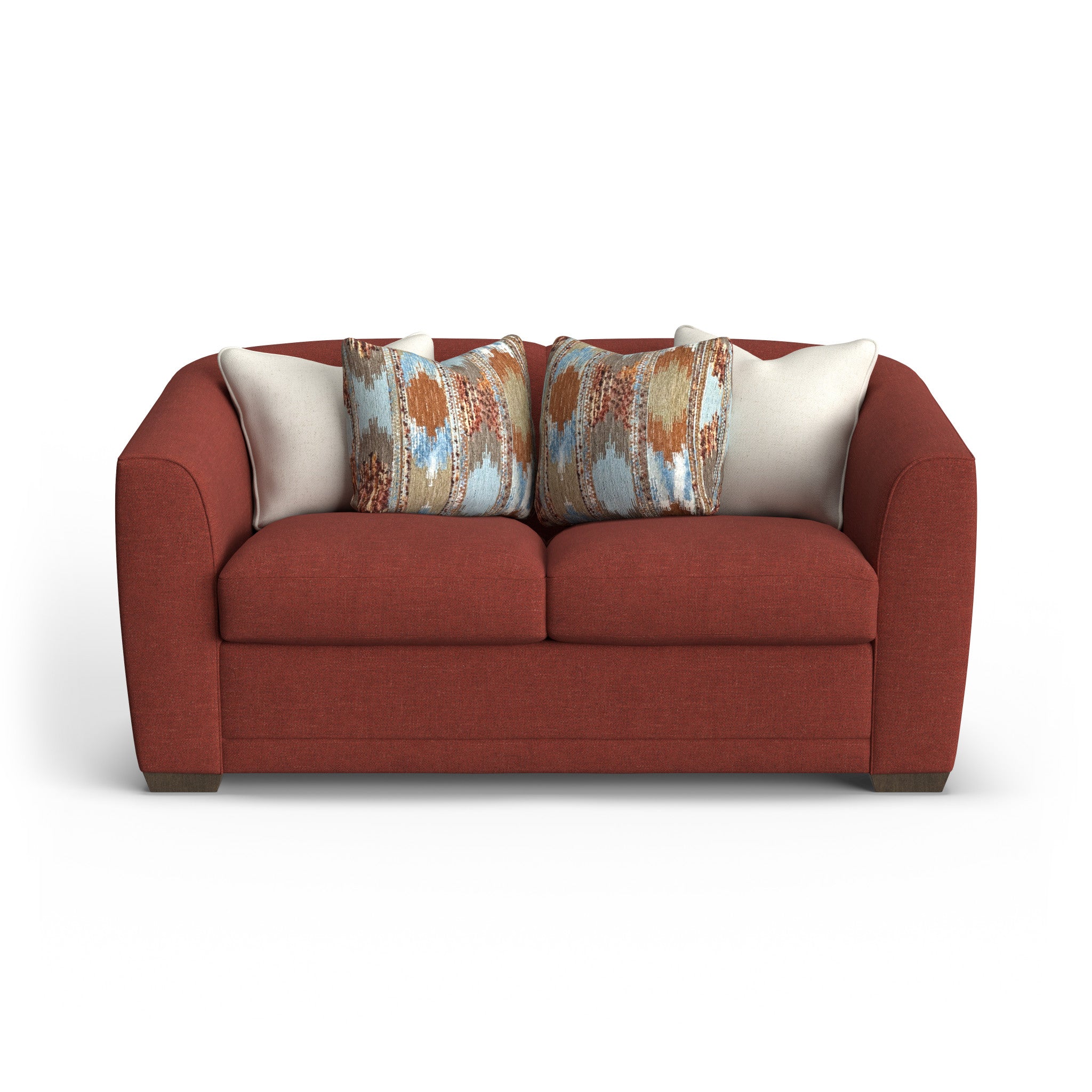 Jewel Fabric Loveseat