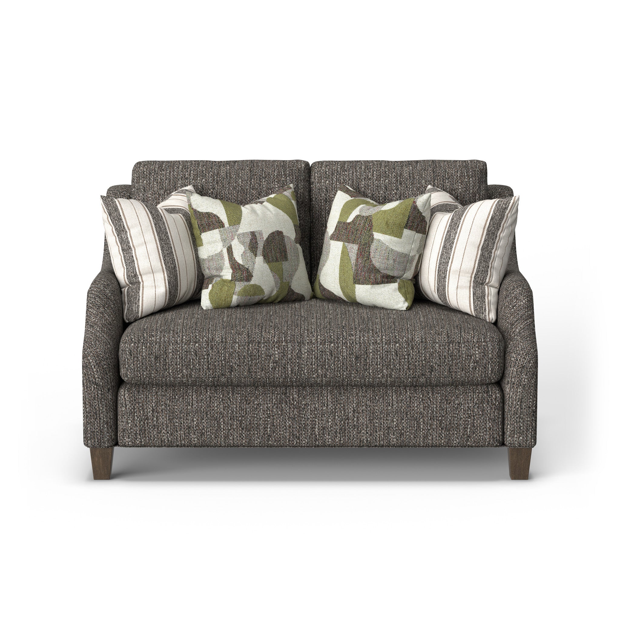 Gianna Fabric Bench Loveseat