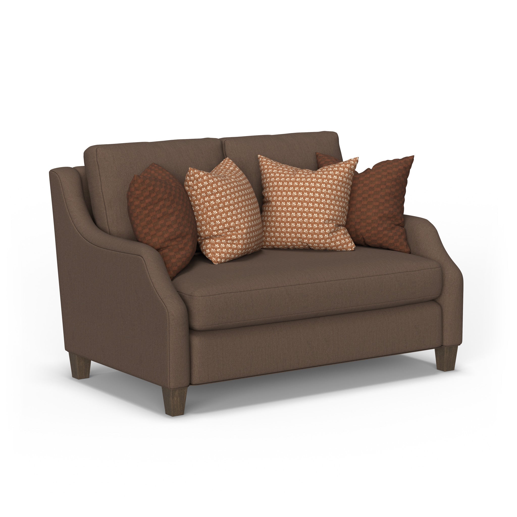 Gianna Fabric Bench Loveseat