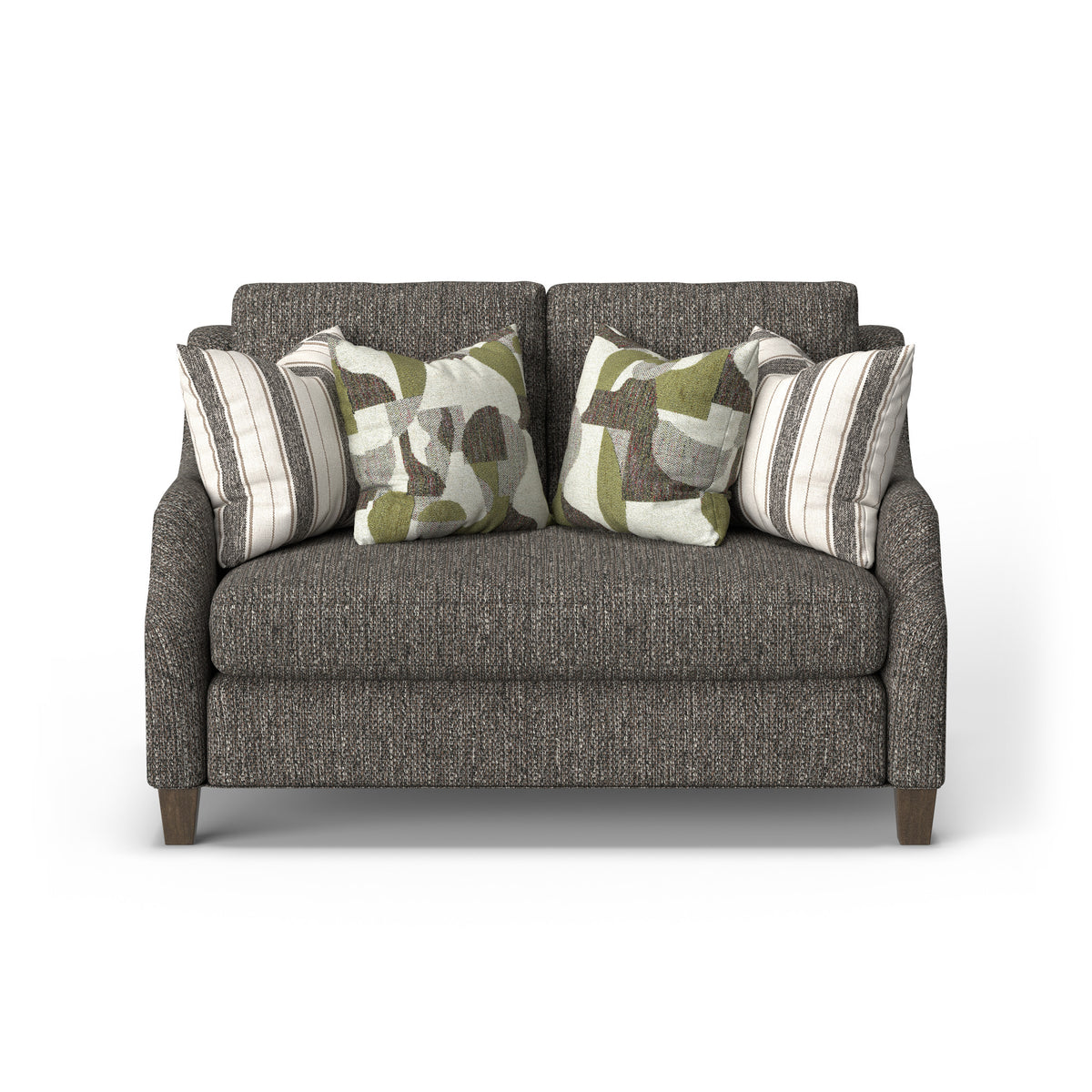 Gianna Fabric Bench Loveseat