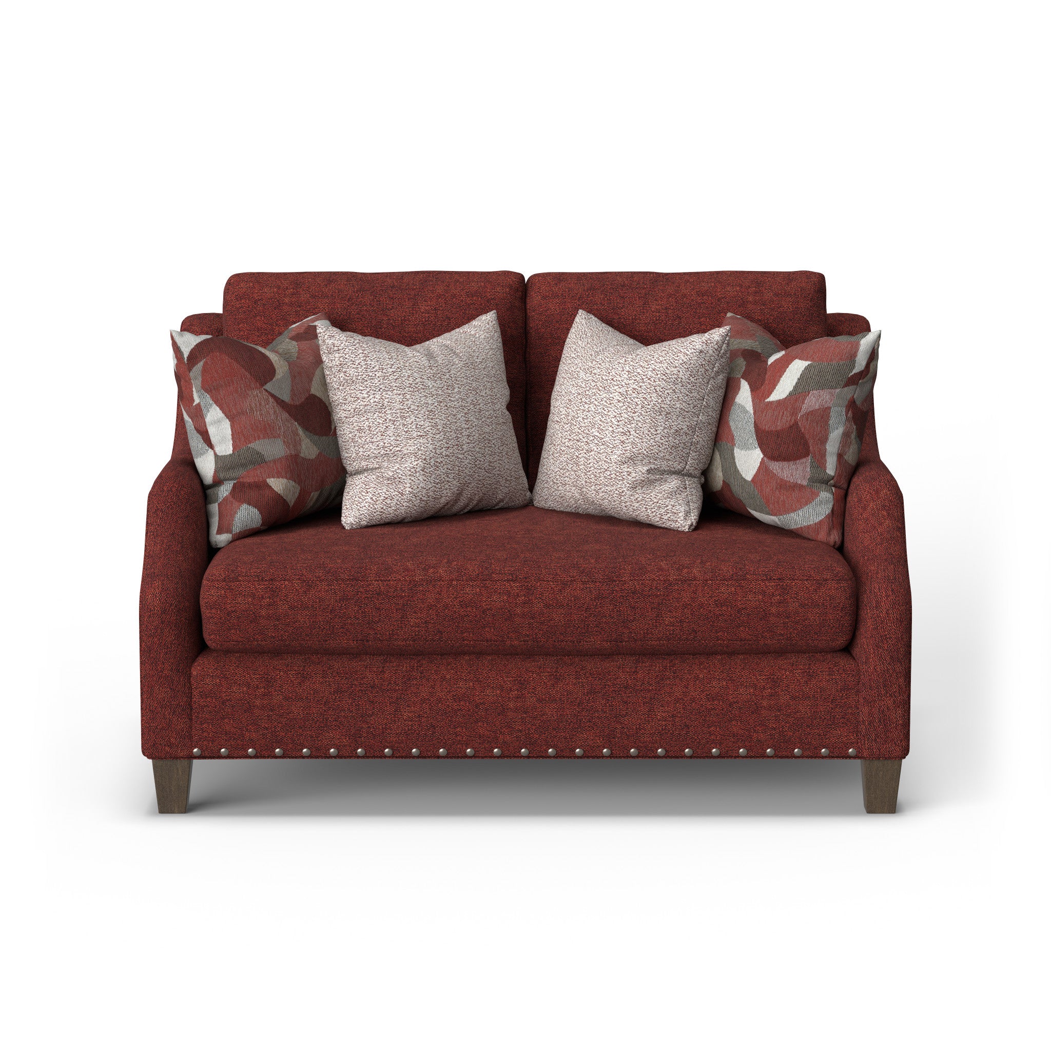 Gianna Fabric Bench Loveseat