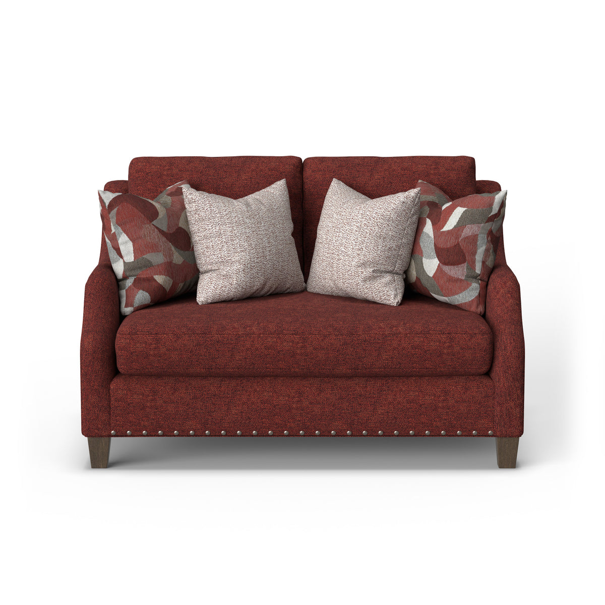 Gianna Fabric Bench Loveseat