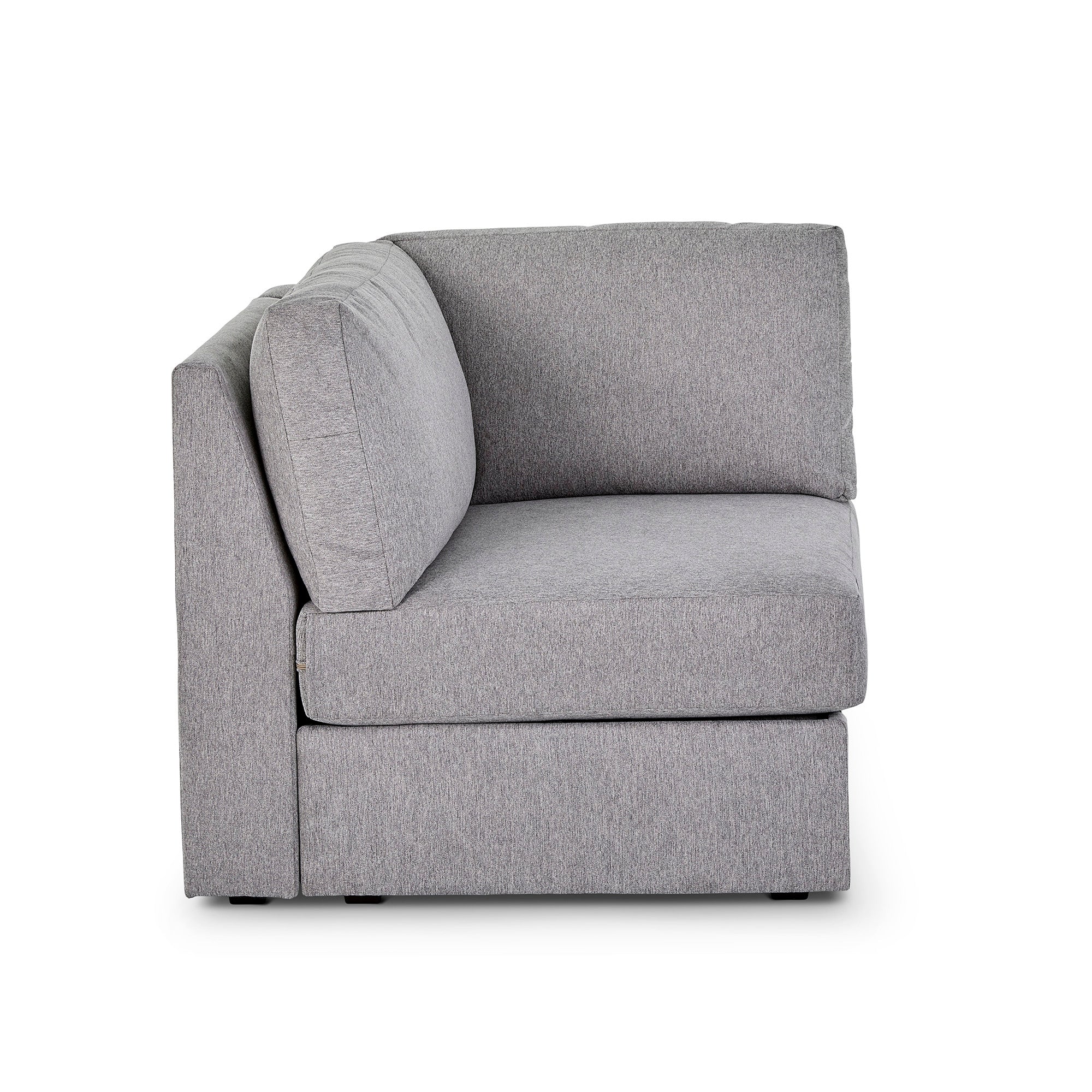 Flex Gray Fabric Corner Chair