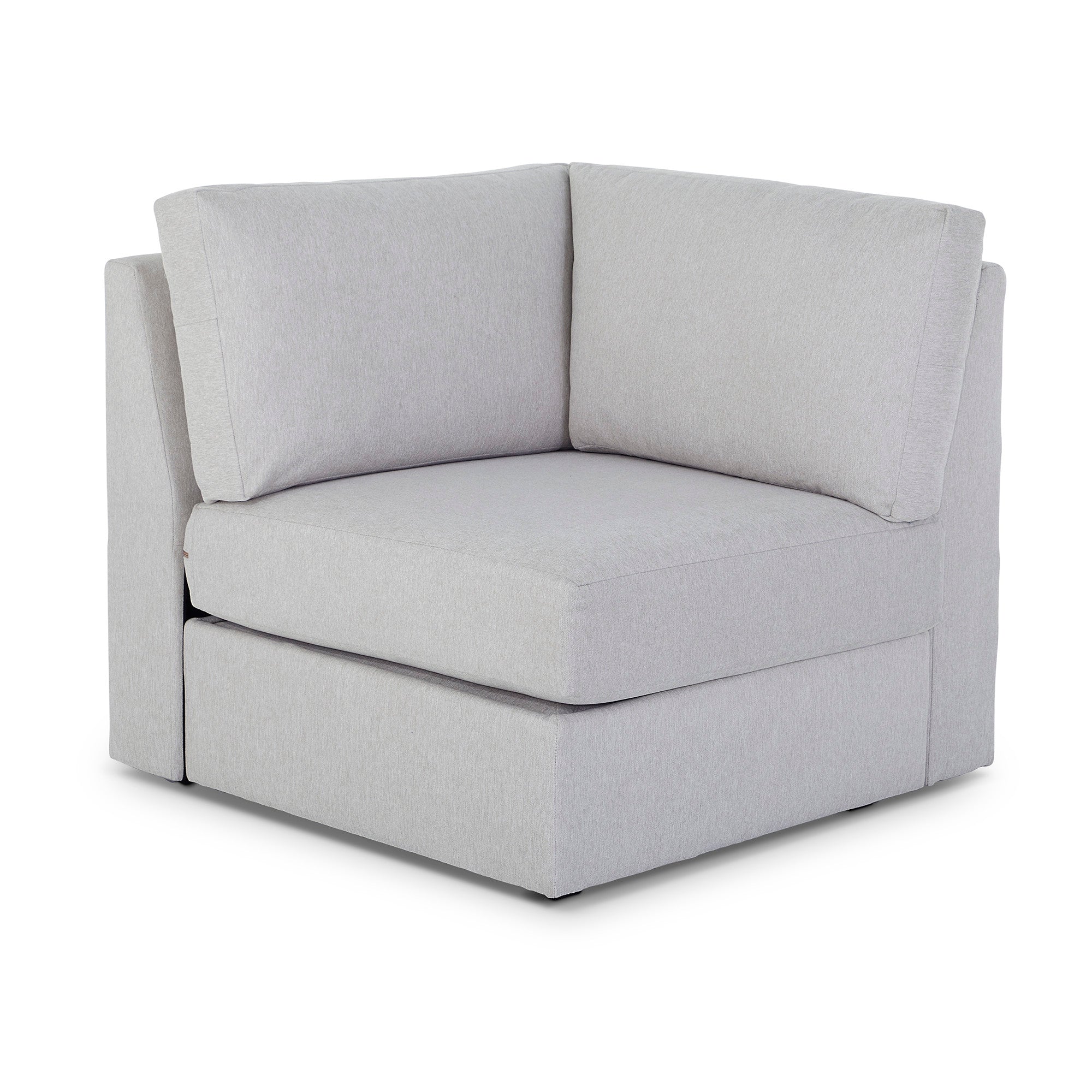 Flex Gray Fabric Corner Chair