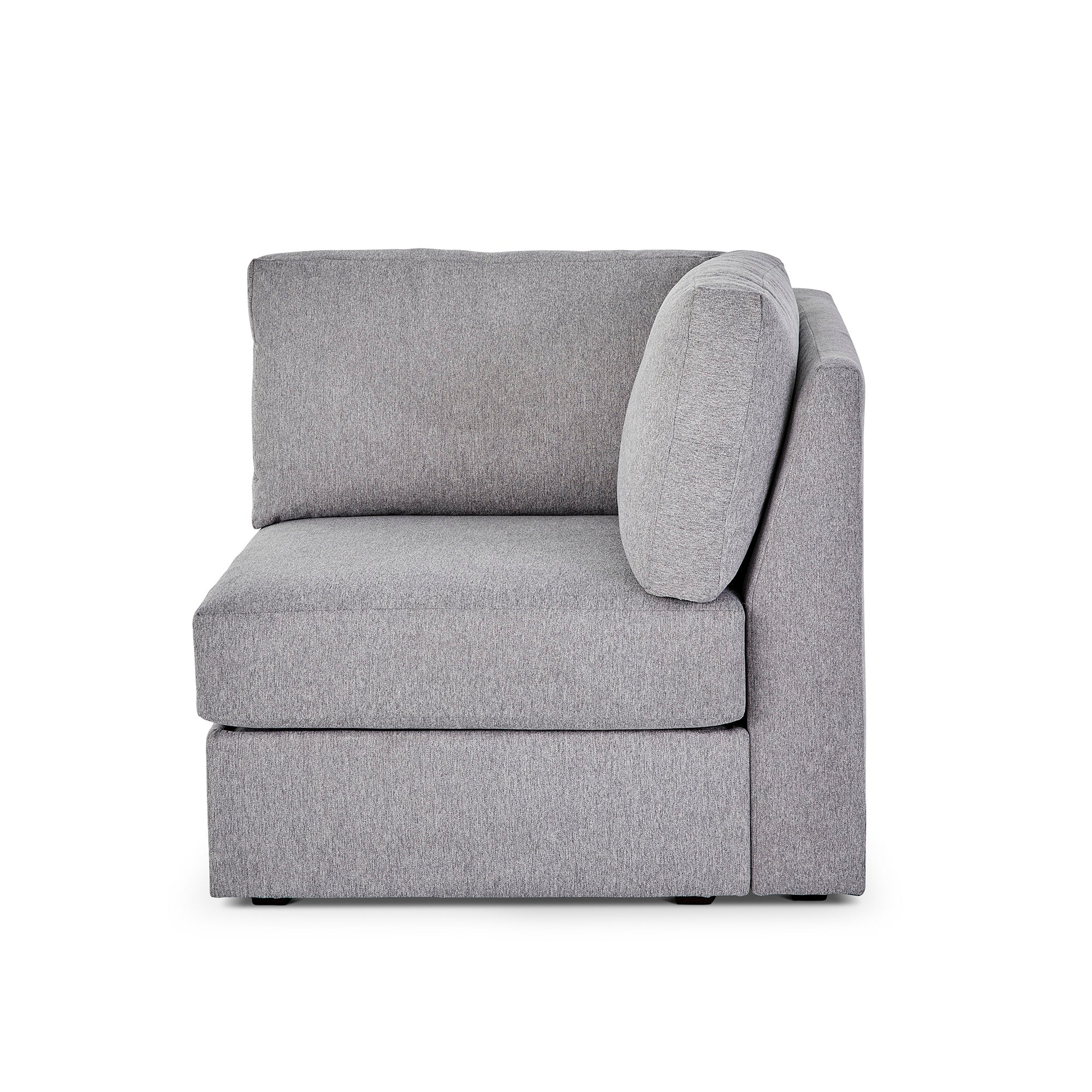 Flex Gray Fabric Corner Chair