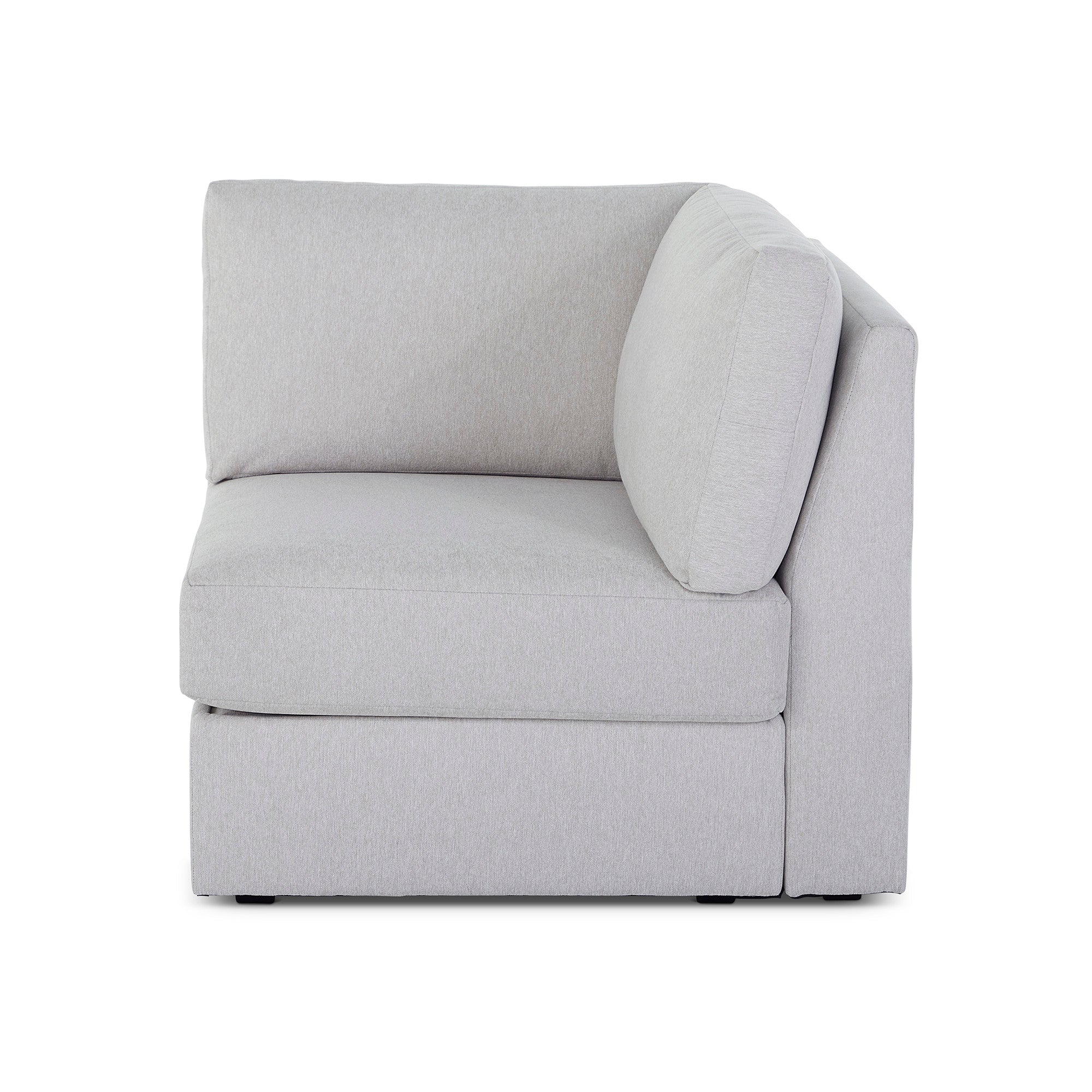Flex Gray Fabric Corner Chair