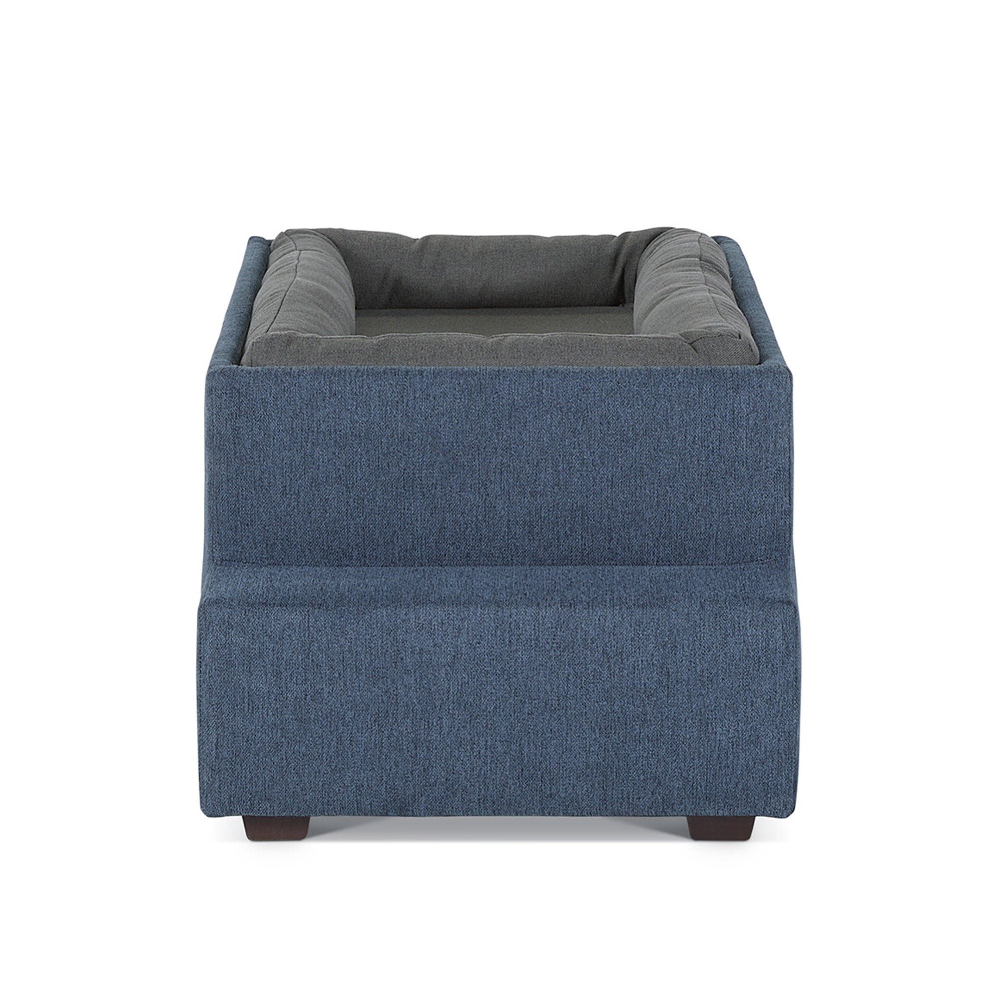 Flex Gray Fabric Pet Bed Hub