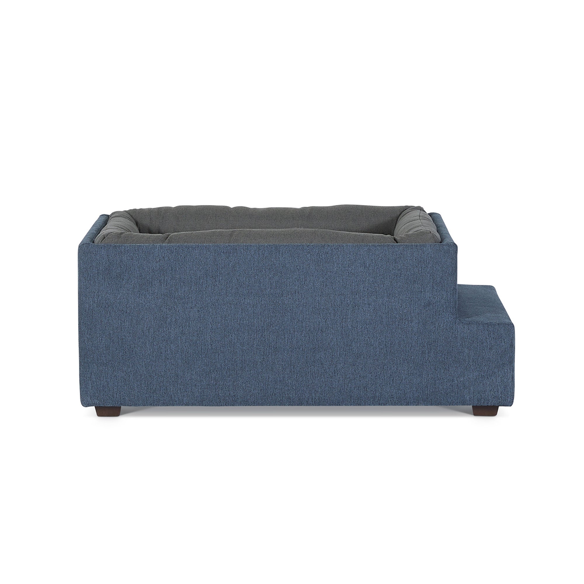 Flex Gray Fabric Pet Bed Hub