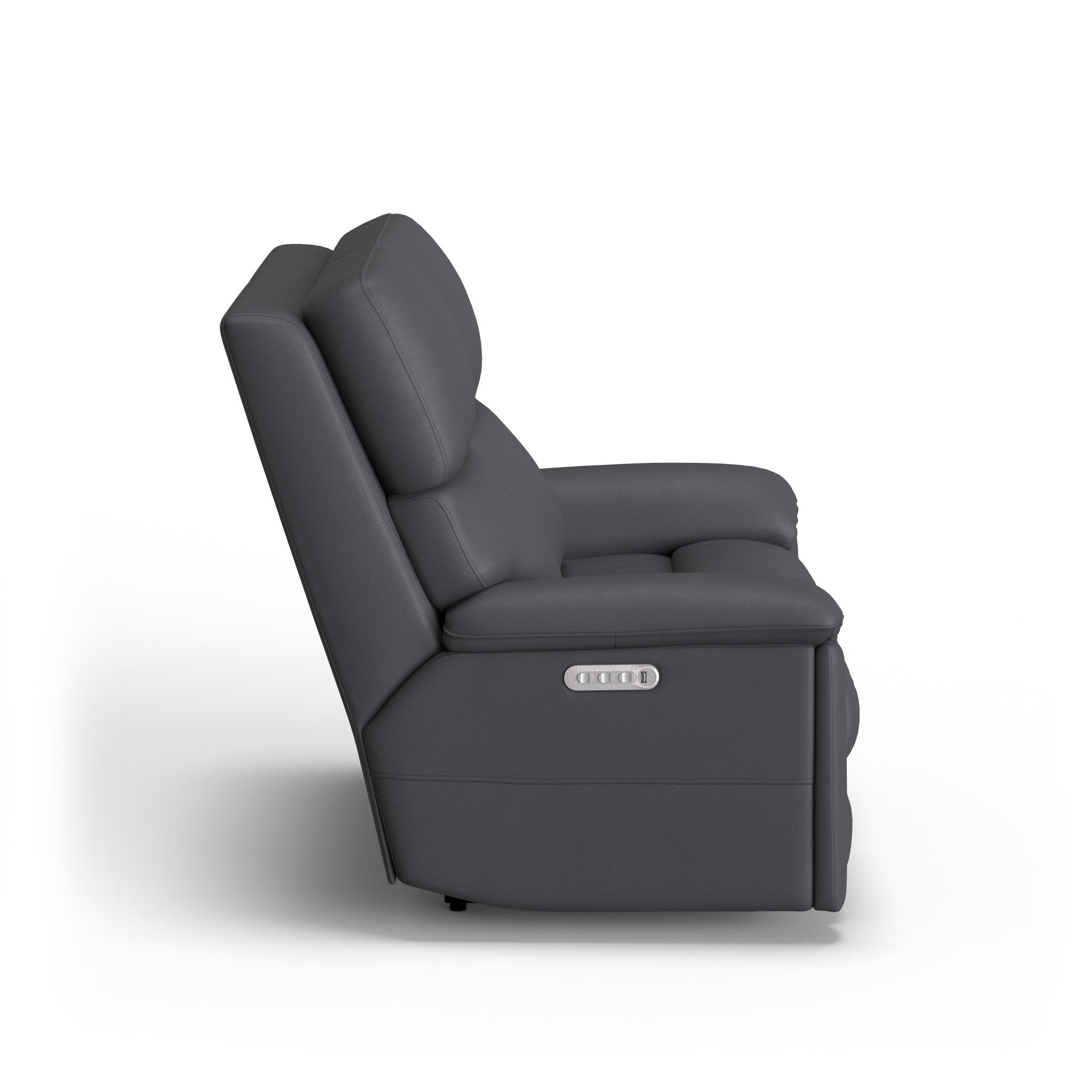 Porter Leather Power Reclining Loveseat with Power Headrest & Lumbar