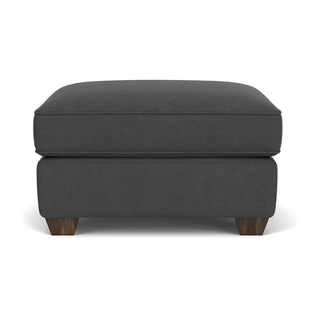 Carson Leather Ottoman