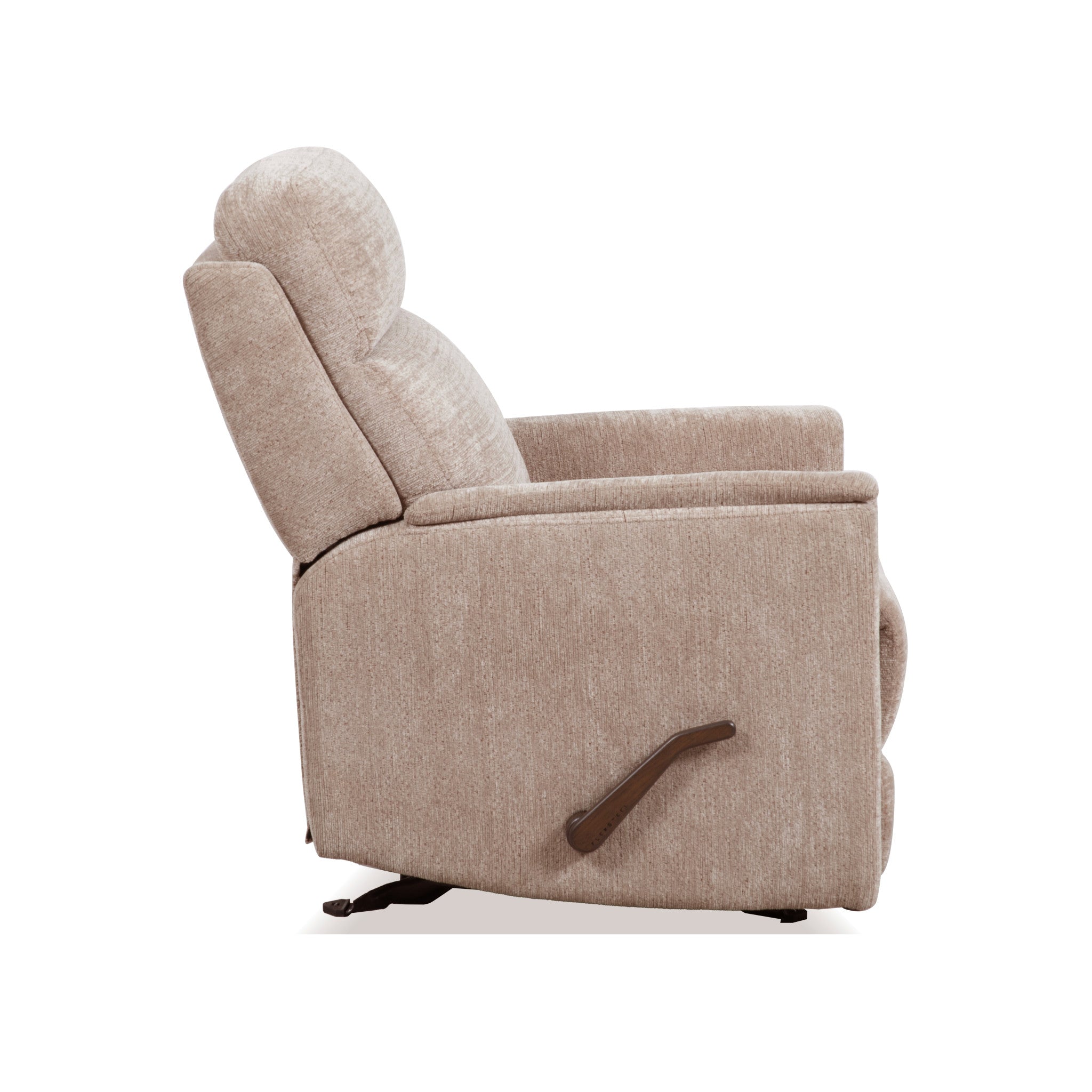 Compact Shoreline Fabric Perfect Match Gliding Recliner