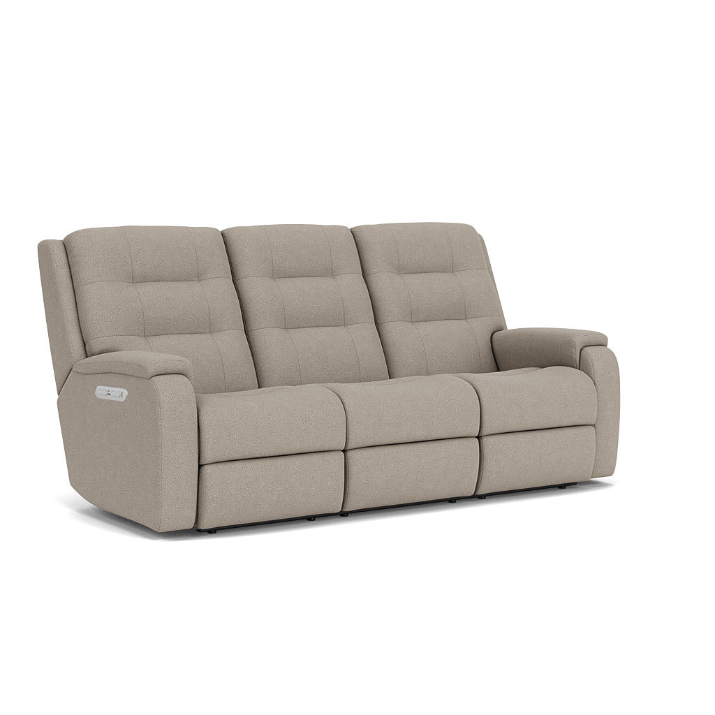 Arlo Fabric Power Reclining Sofa with Power Headrest & Lumbar