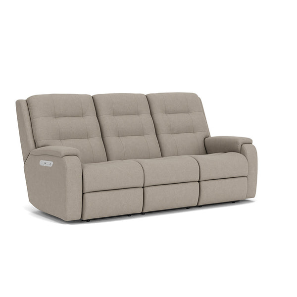 Arlo Fabric Power Reclining Sofa with Power Headrest & Lumbar