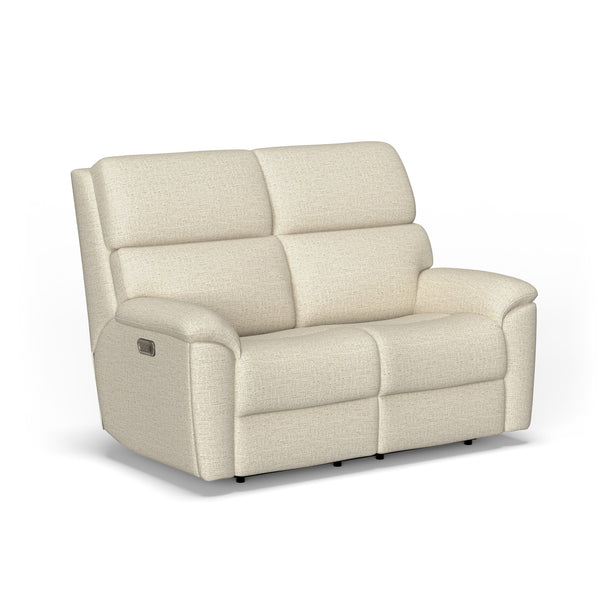 Porter Fabric Power Reclining Loveseat with Power Headrests & Lumbar