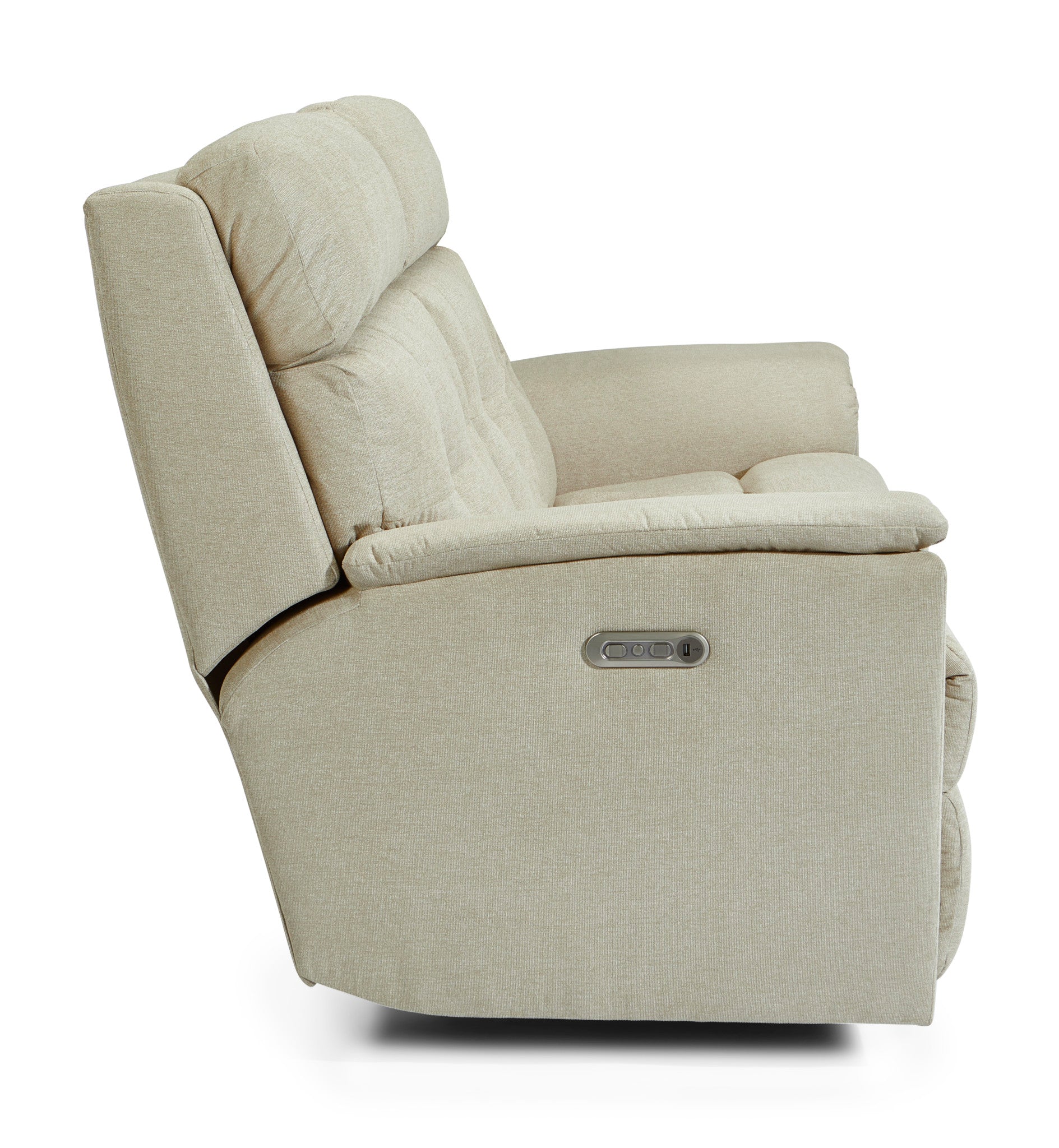 Mason Fabric Power Reclining Loveseat with Power Headrests