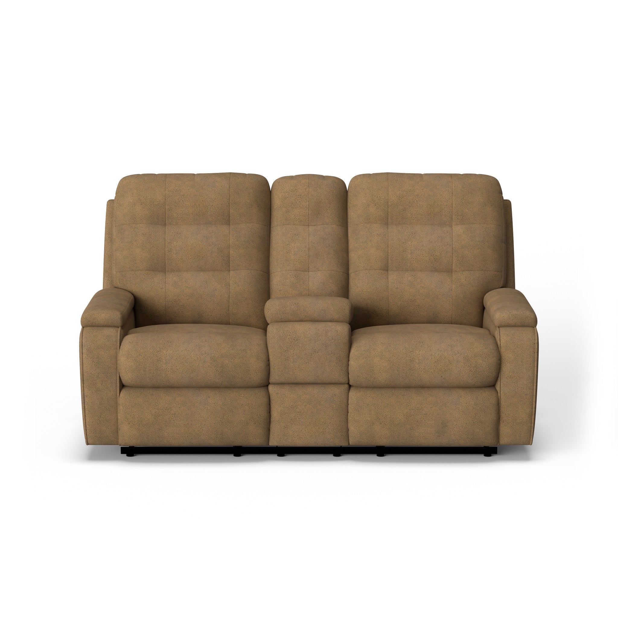 Kerrie Fabric Power Reclining Loveseat with Console