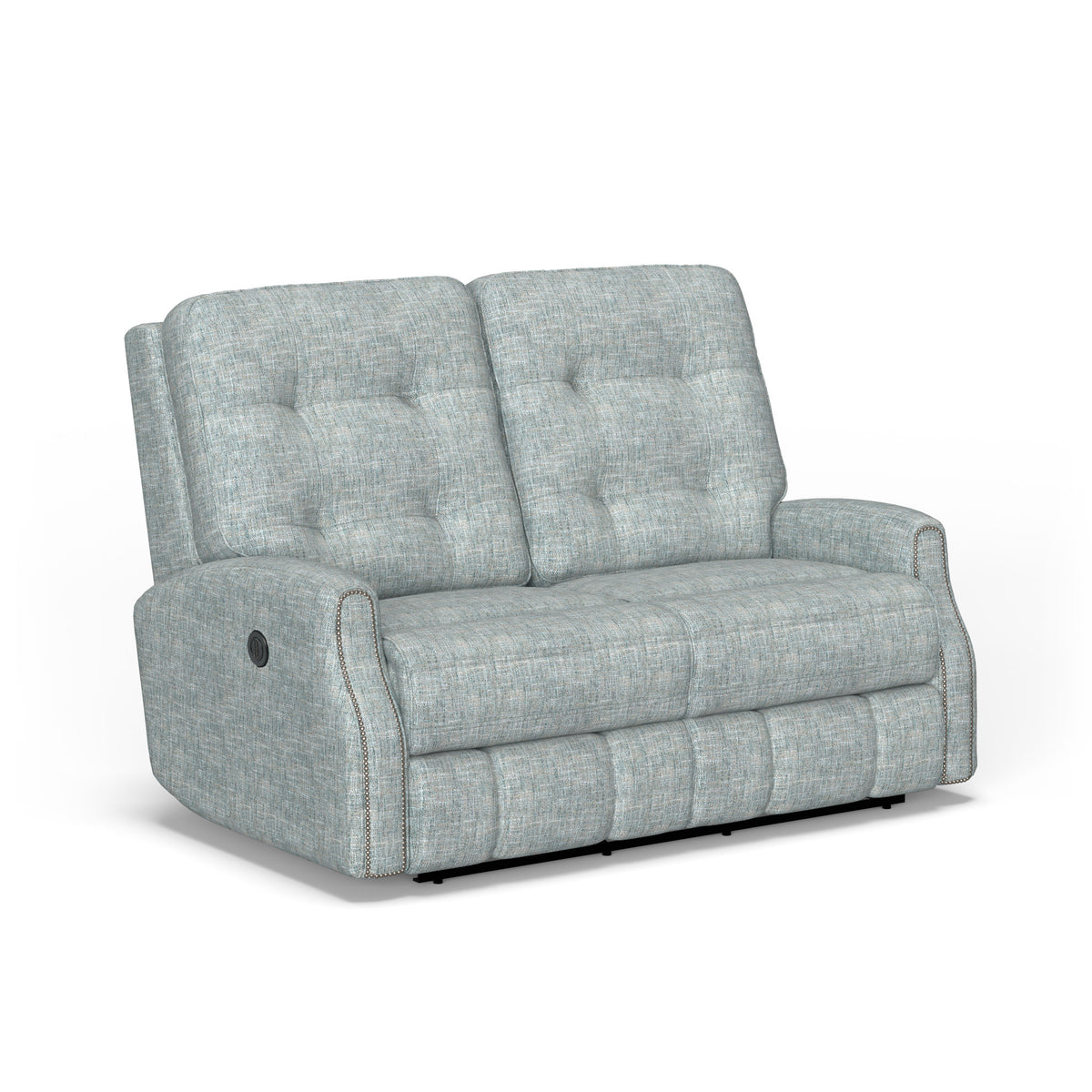 Devon Fabric Power Reclining Loveseat