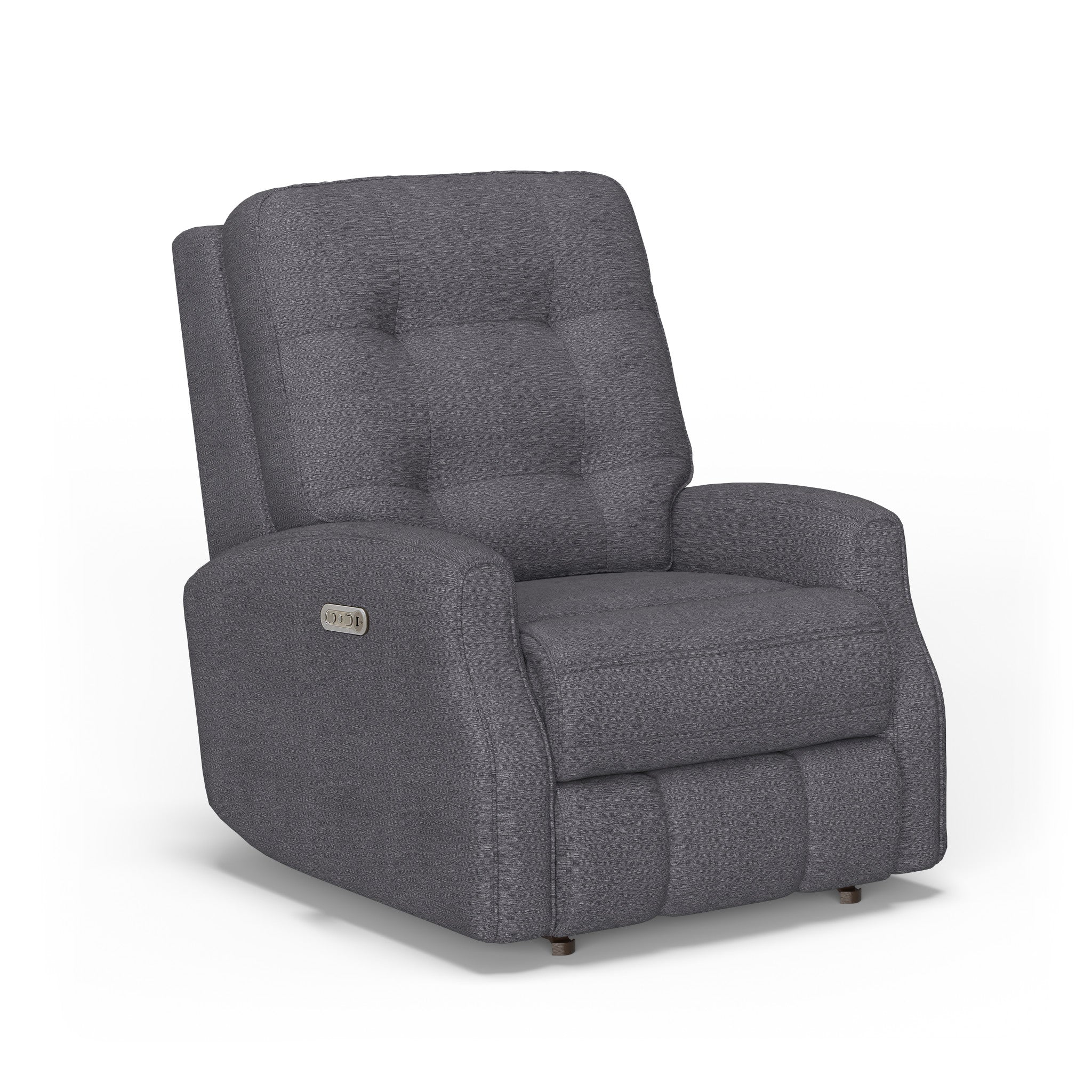 Devon Fabric Power Rocking Recliner with Power Headrest