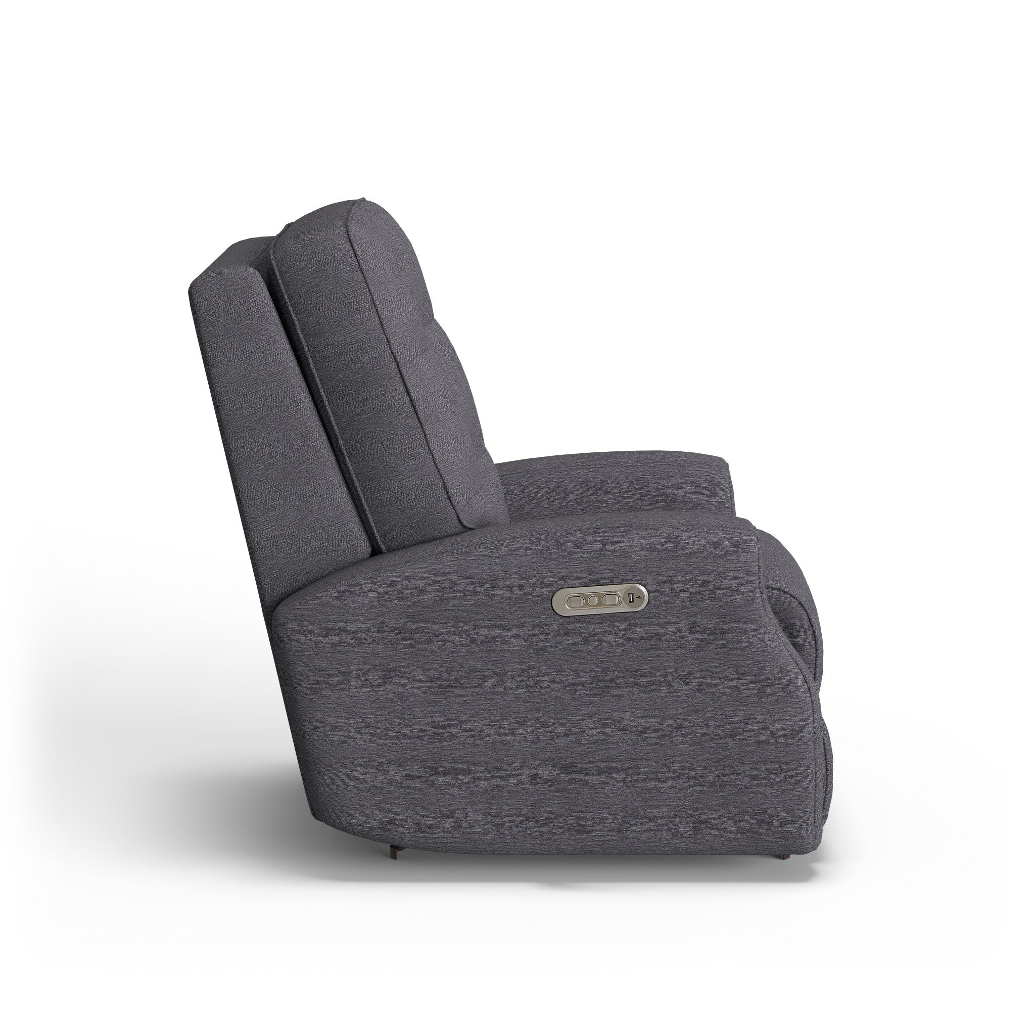 Devon Fabric Power Rocking Recliner with Power Headrest