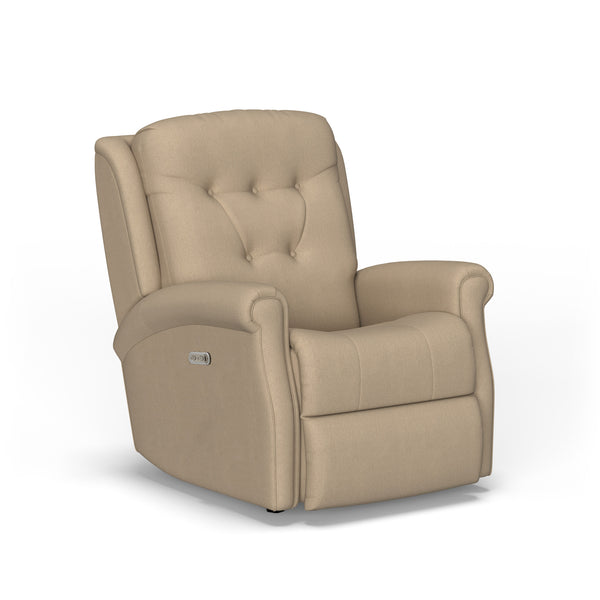 Minnie Fabric Power Recliner with Power Headrest