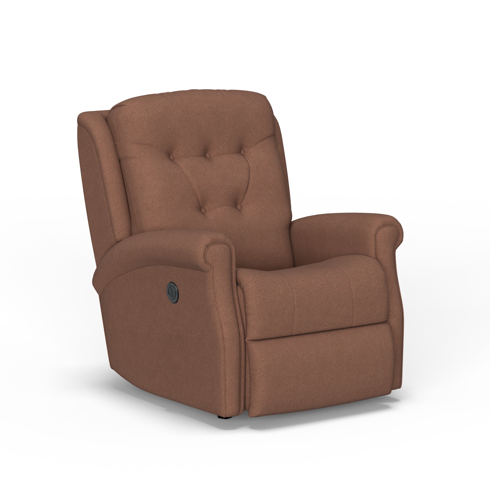 Minnie Fabric Power Rocking Recliner
