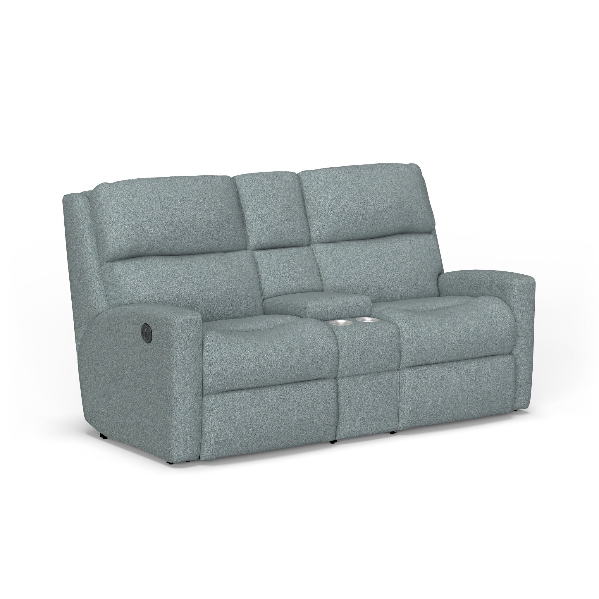 Catalina Fabric Power Reclining Loveseat with Console