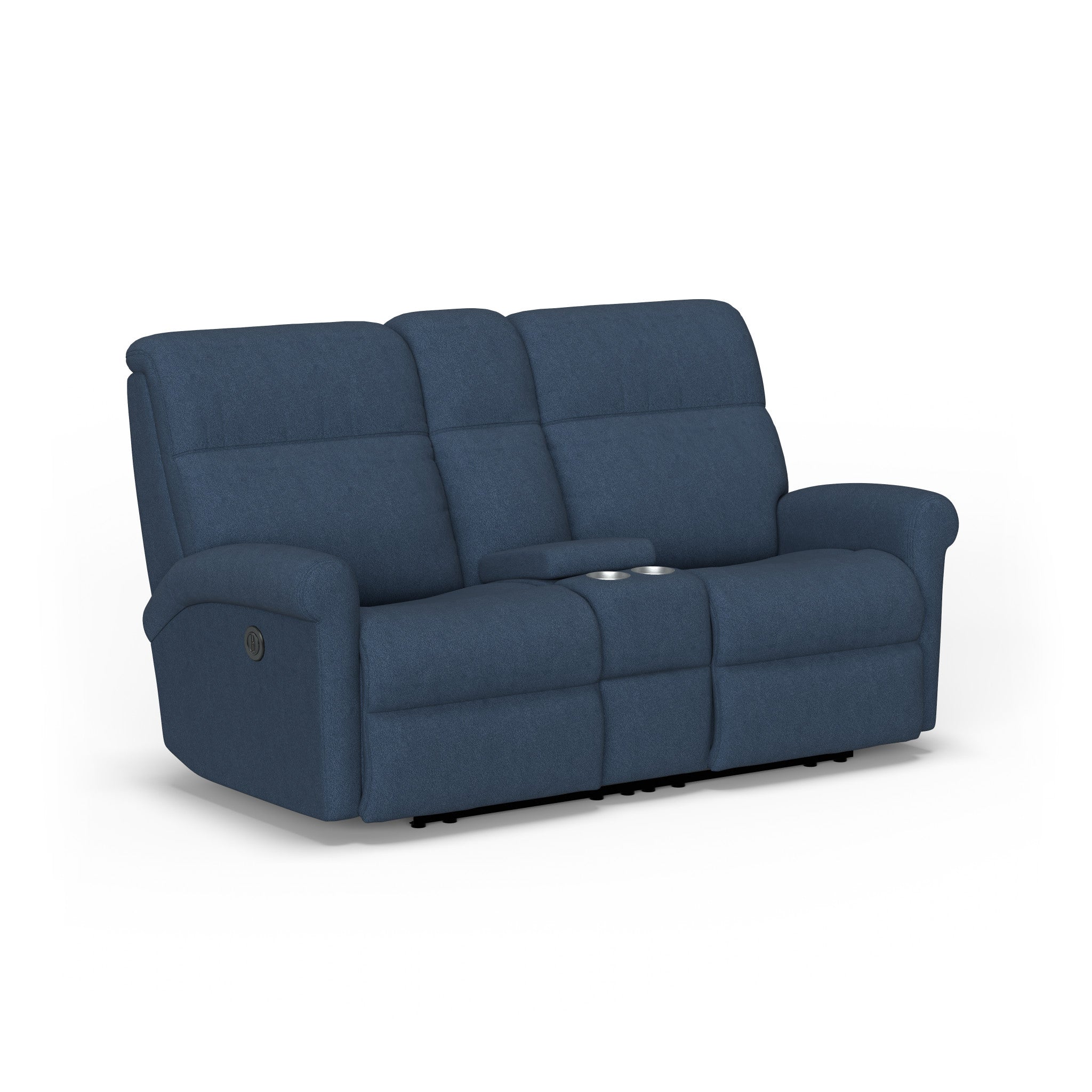 Davis Fabric Power Reclining Loveseat with Console