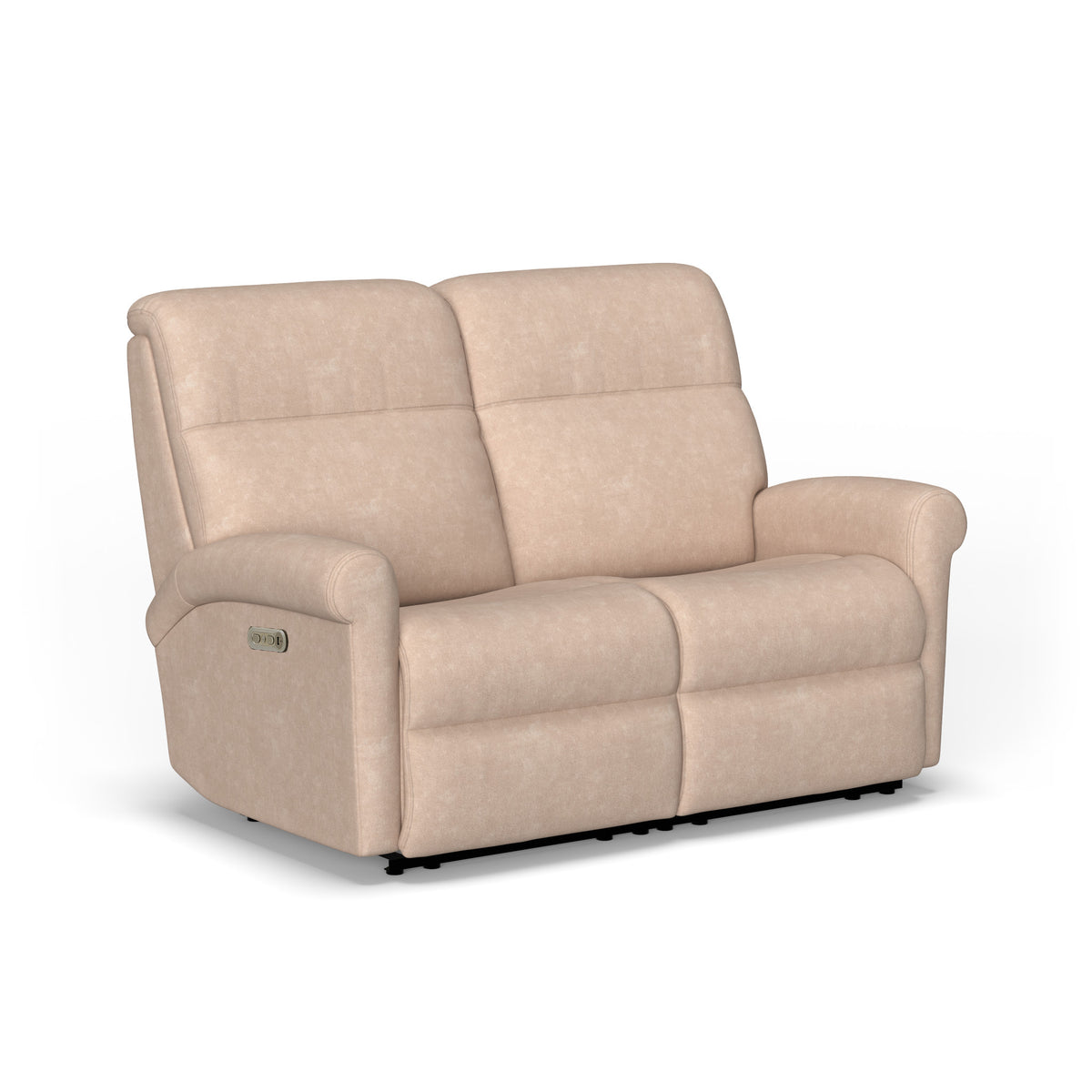 Davis Fabric Power Reclining Loveseat with Power Headrests