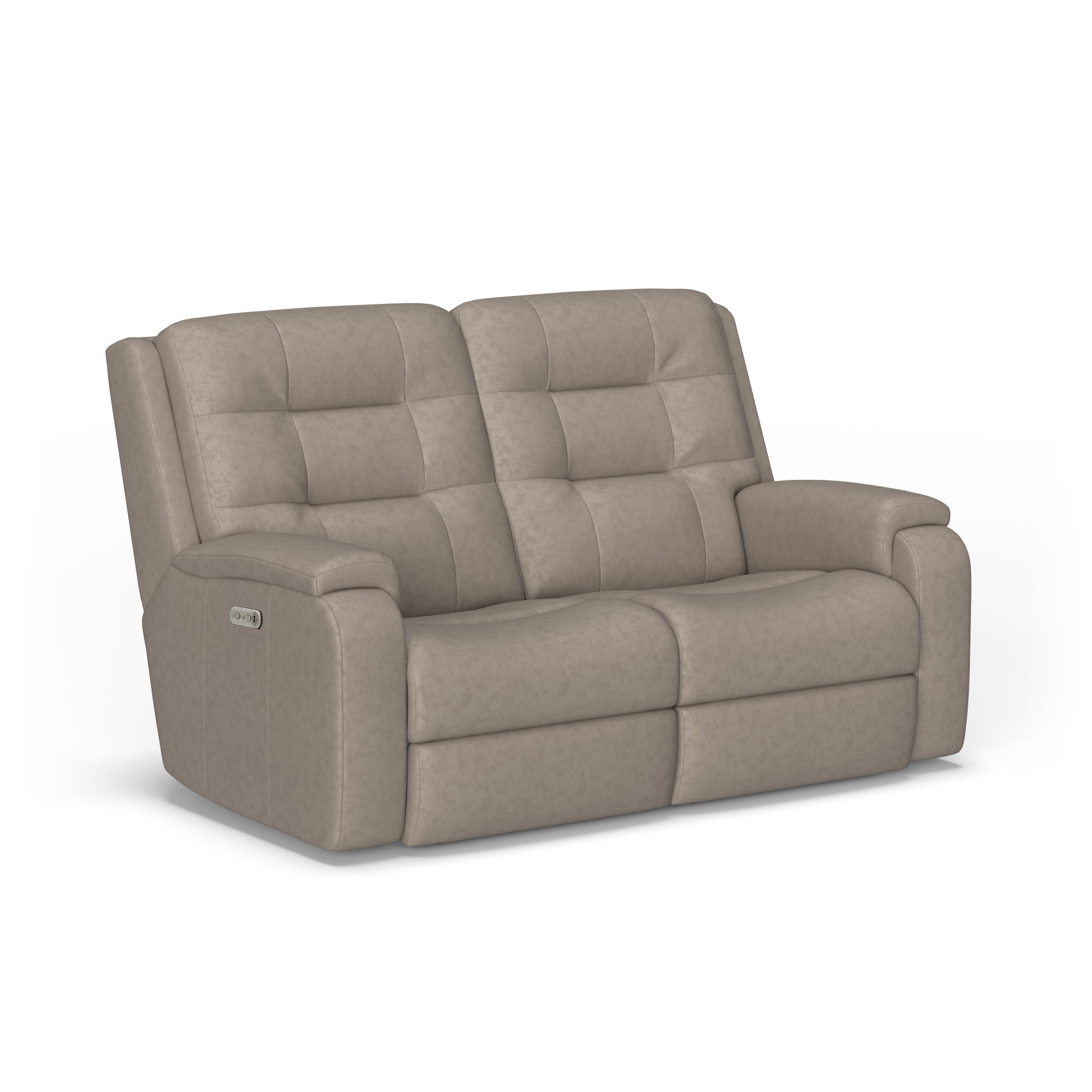 Arlo Leather Power Reclining Loveseat with Power Headrests