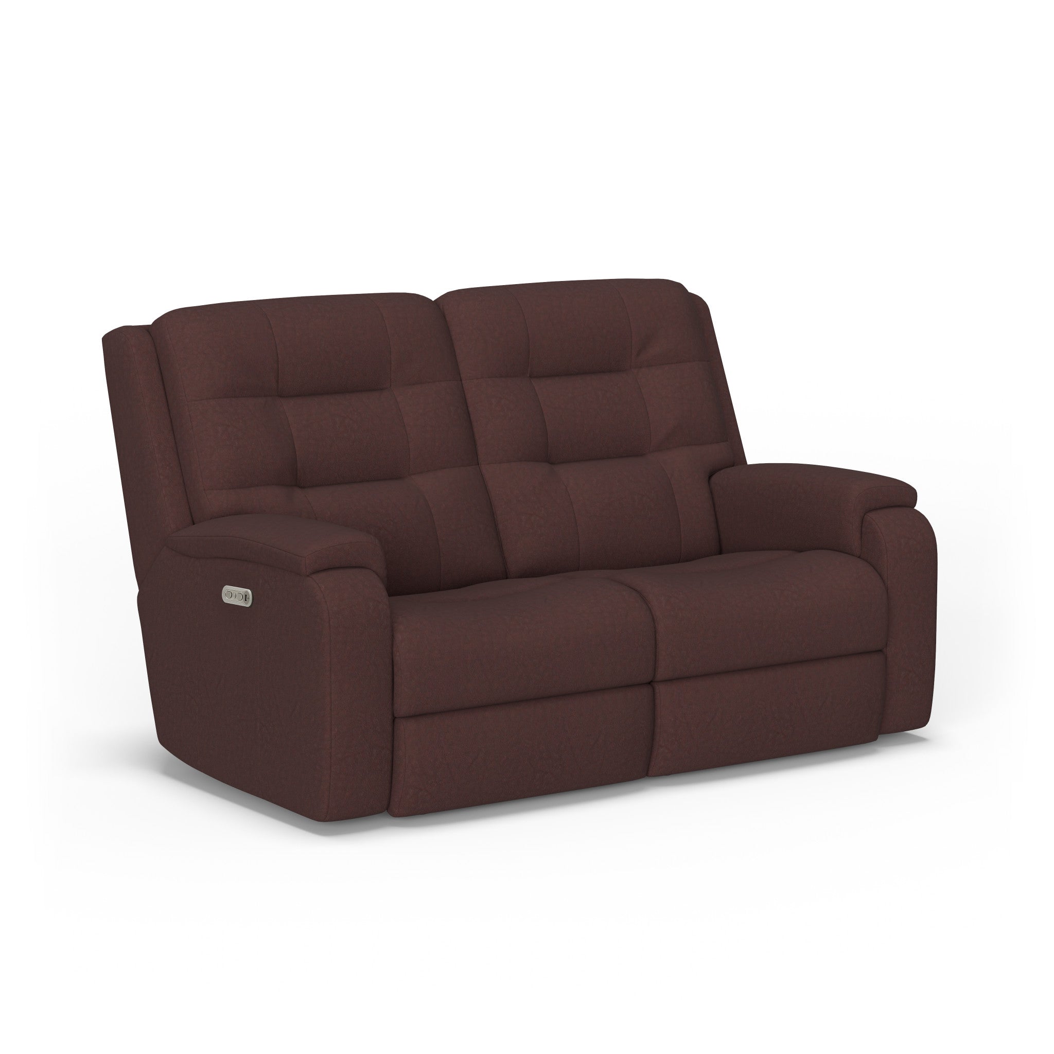 Arlo Leather Power Reclining Loveseat with Power Headrests