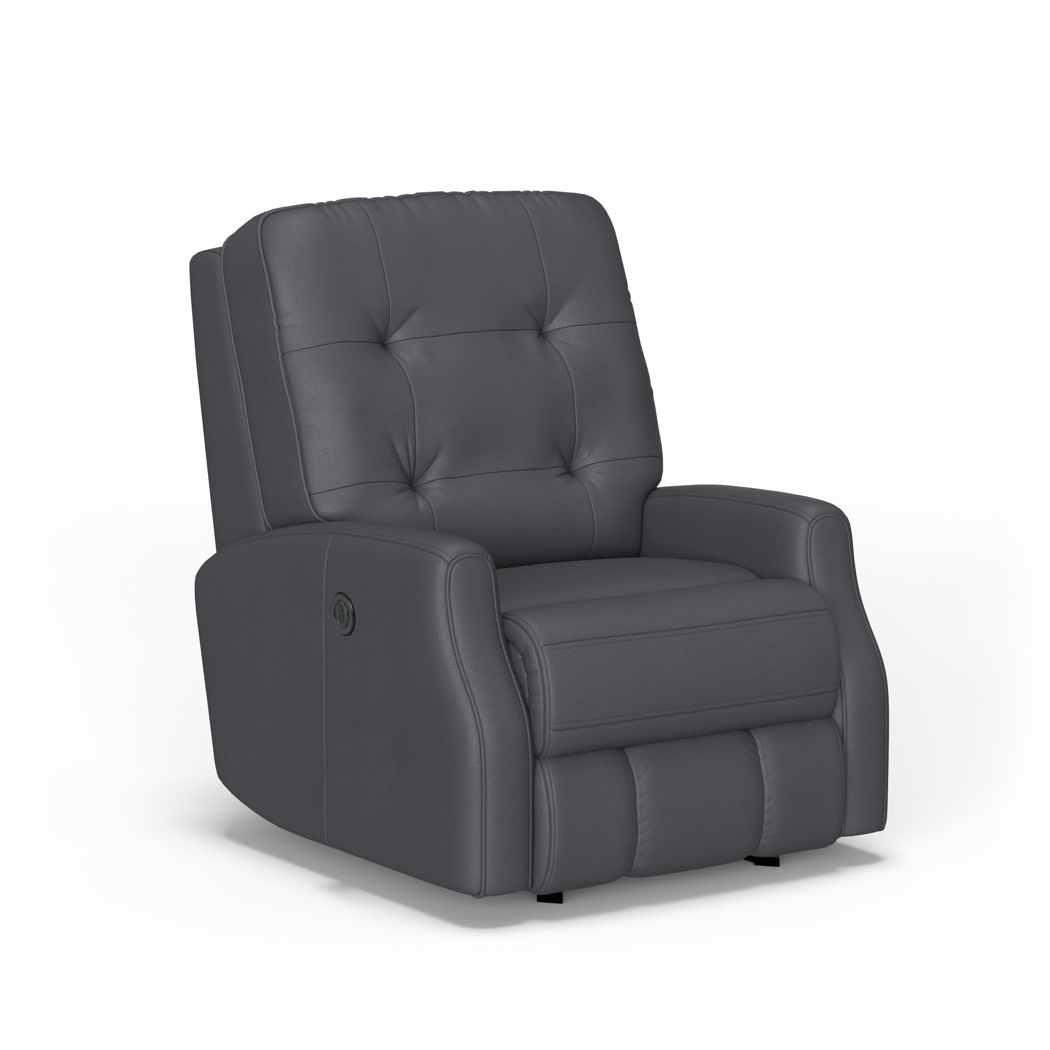 Devon Leather Power Rocking Recliner
