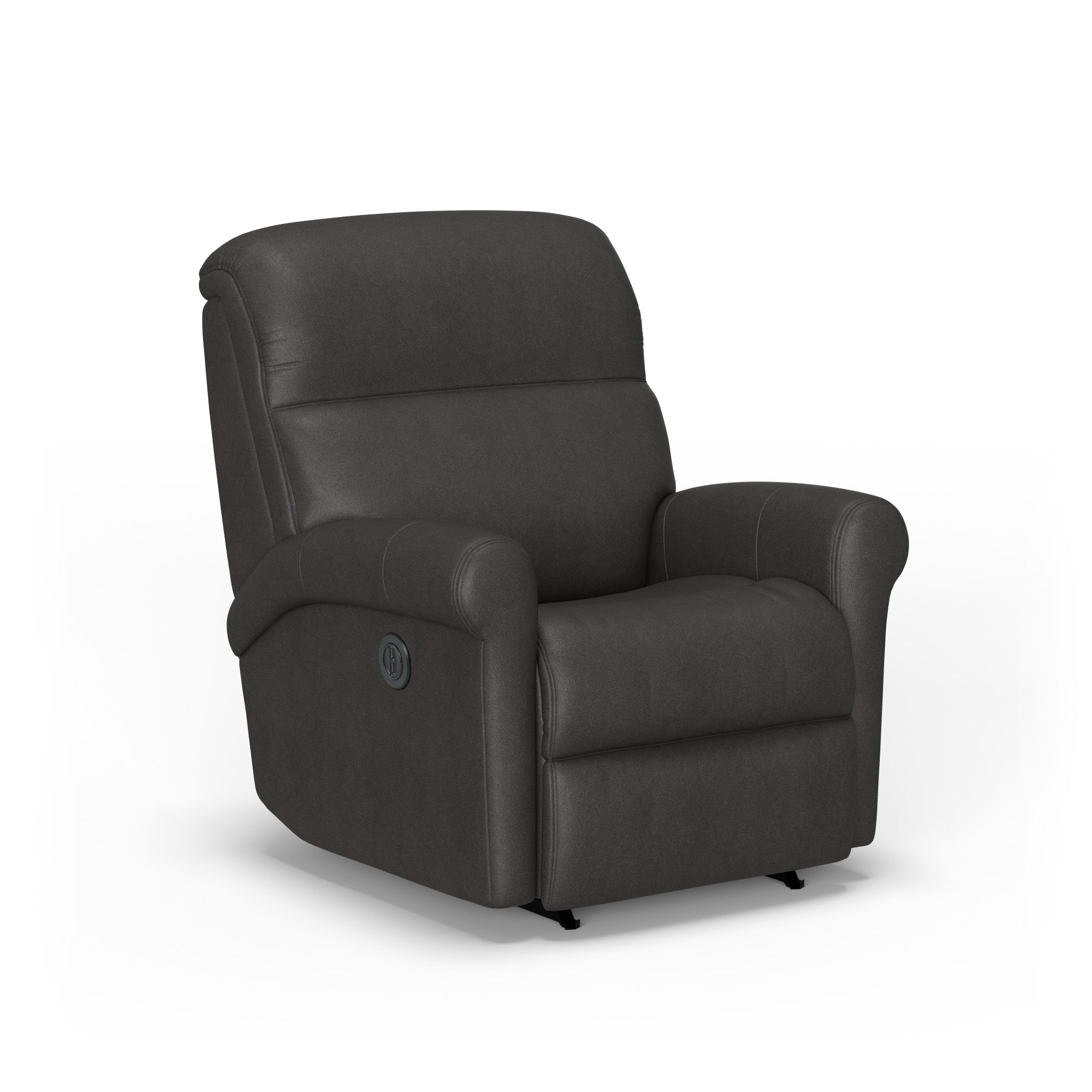 Davis Leather Power Rocking Recliner